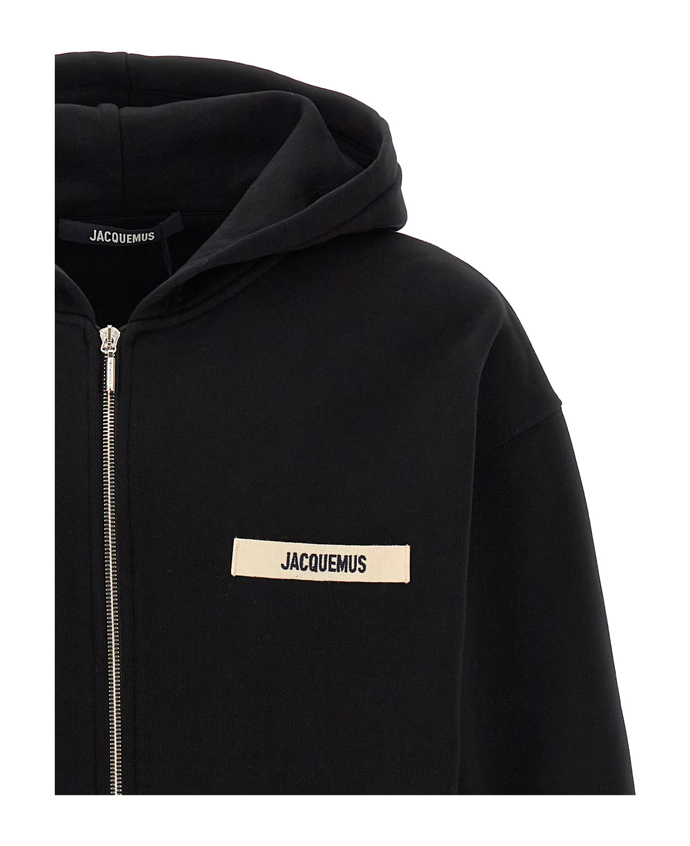 Jacquemus 
le Hoodie Grip Gros Grain
 Sweatshirt - Black  