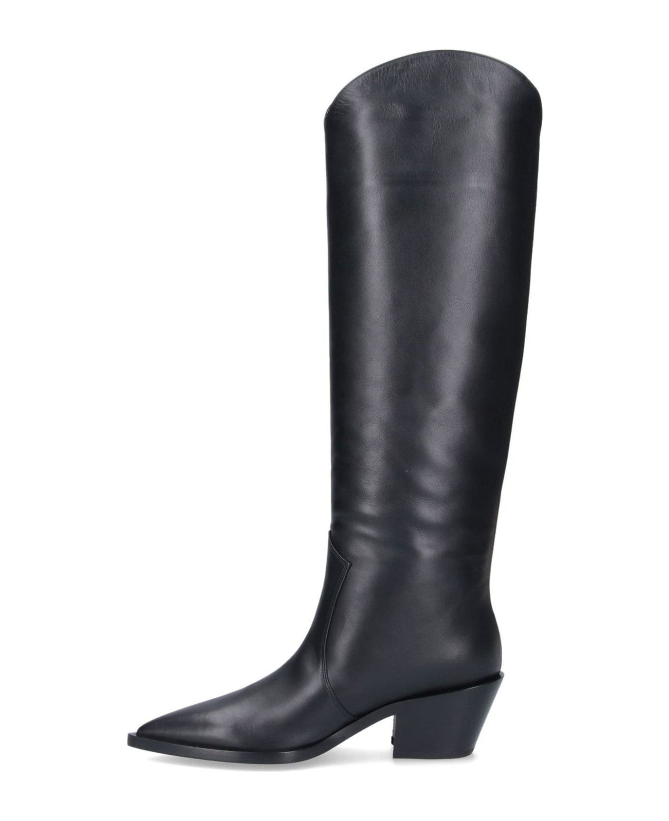 Gianvito Rossi Denver Knee-length Boots - BLACK NERO