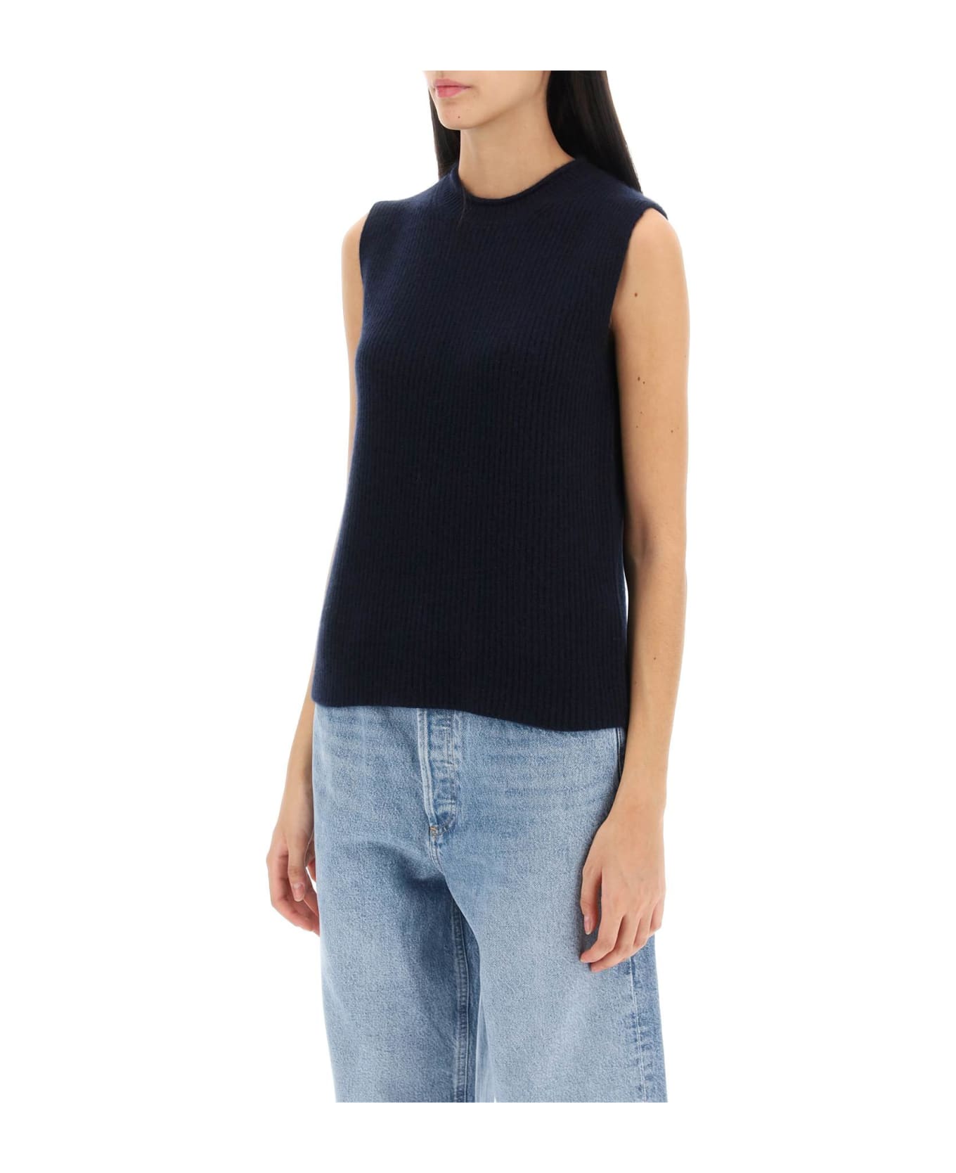 Guest in Residence Layer Up Cashmere Vest - MIDNIGHT (Blue) ベスト