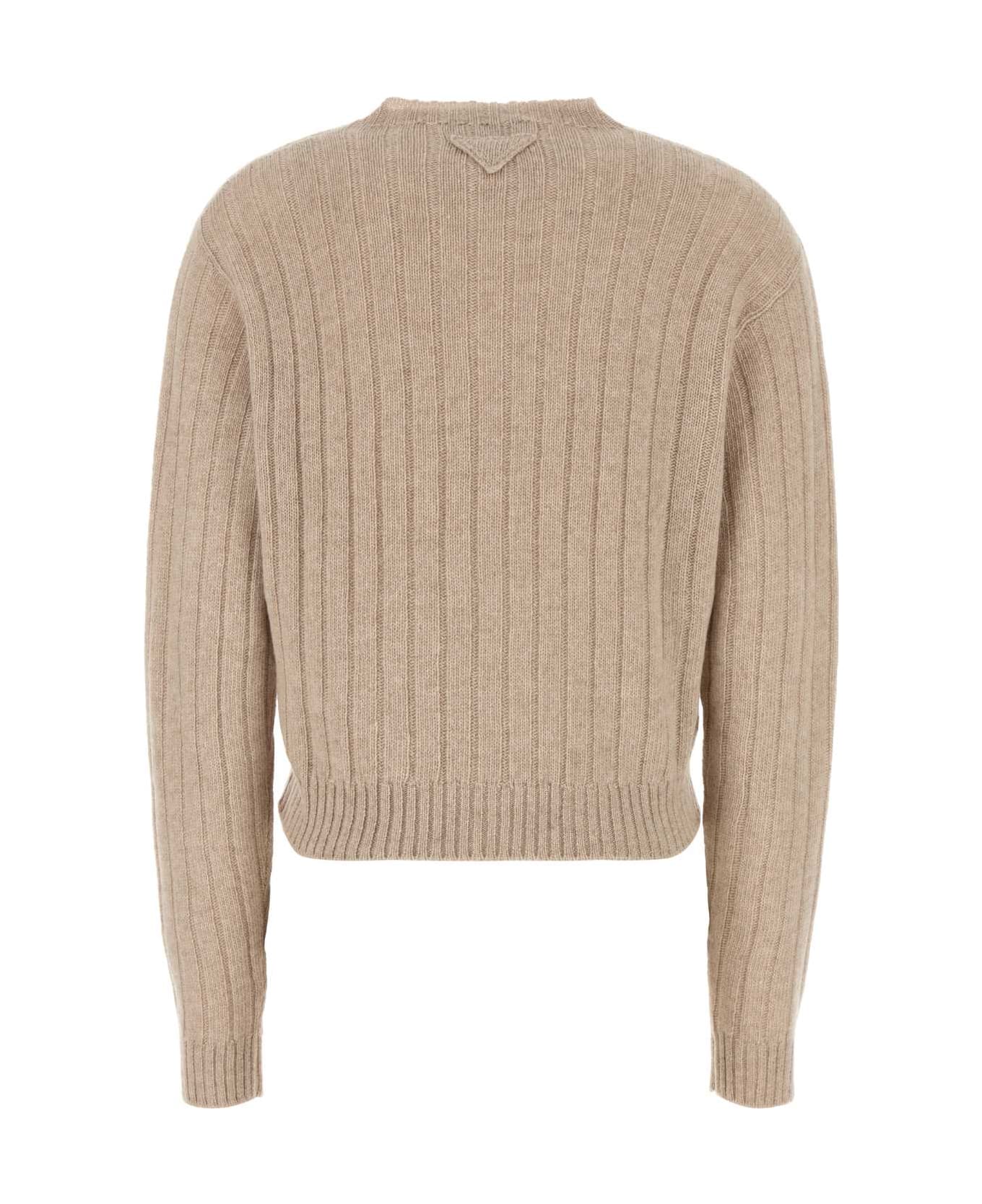 Prada Sand Cashmere Sweater - Sabbia