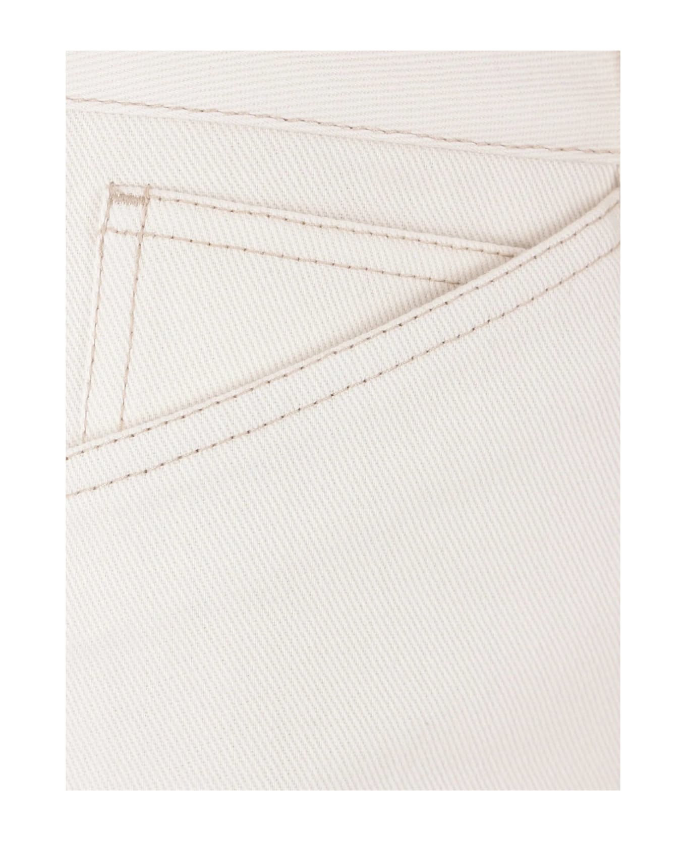 Lemaire Five Pocket Pants - Creamy White