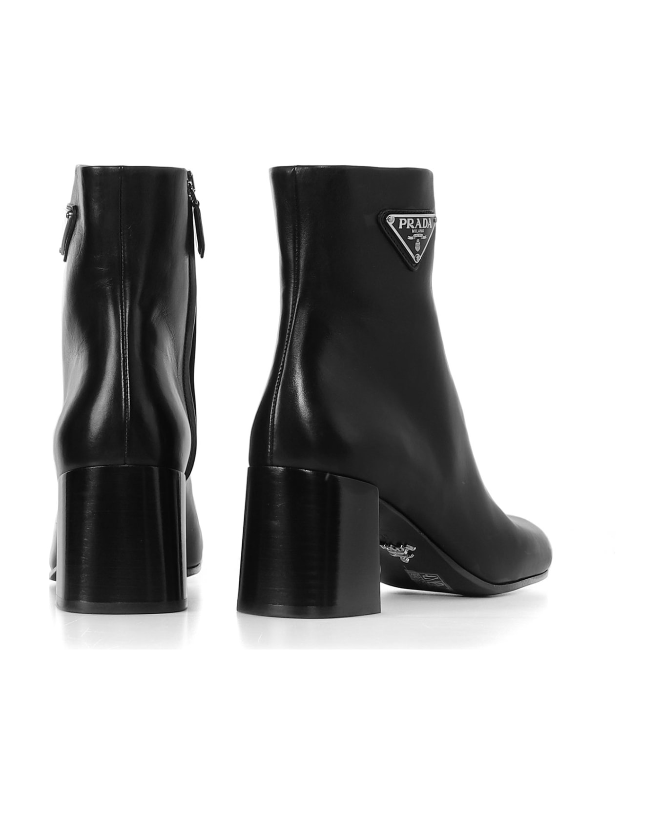 Prada Ankle Boot With Heel And Zip italist