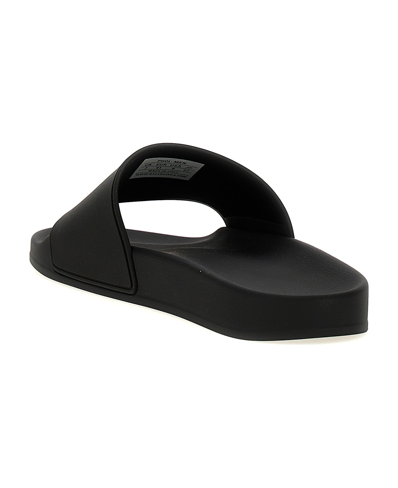 Balenciaga "pool" Slide Sandals - Black  