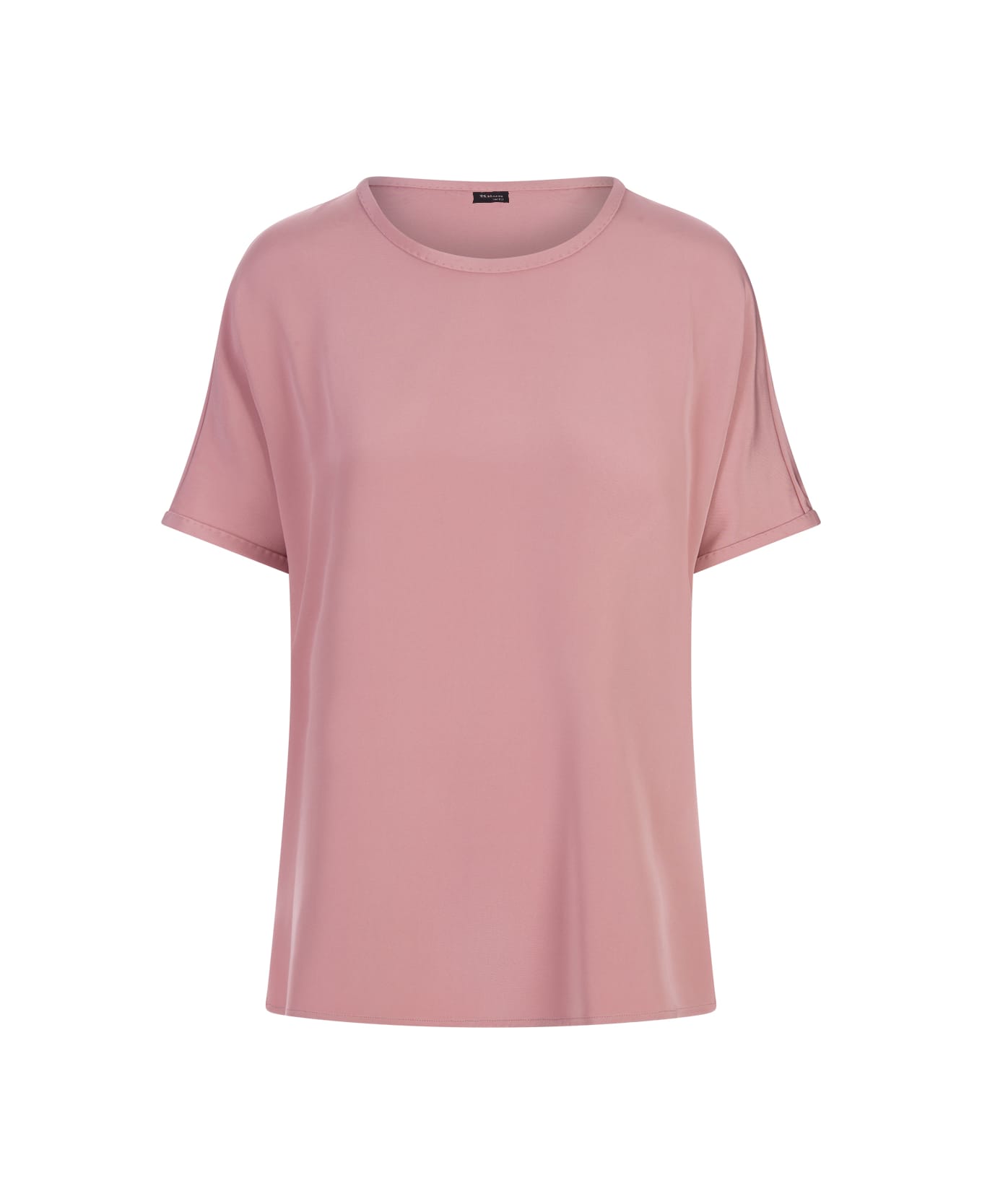 Kiton Pink Silk T-shirt - Pink