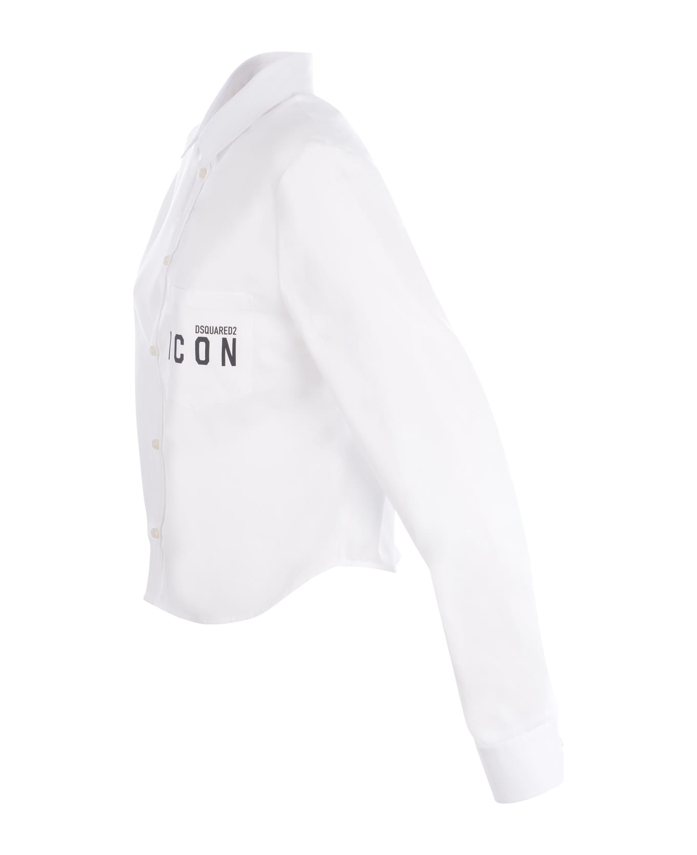 Dsquared2 Shirt Dsquared2 "icon" In Cotton - Bianco シャツ