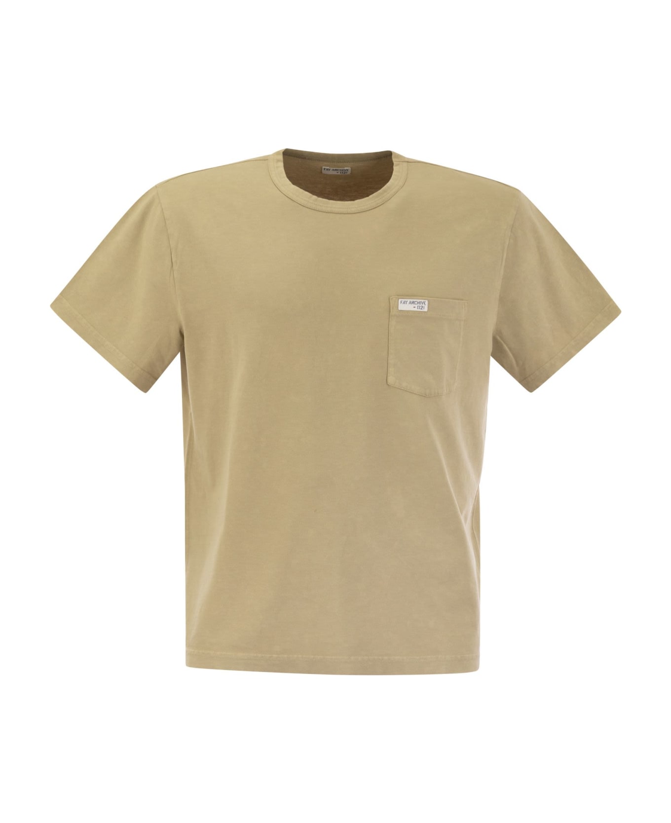 Fay T-shirt Fay Archive - Beige シャツ
