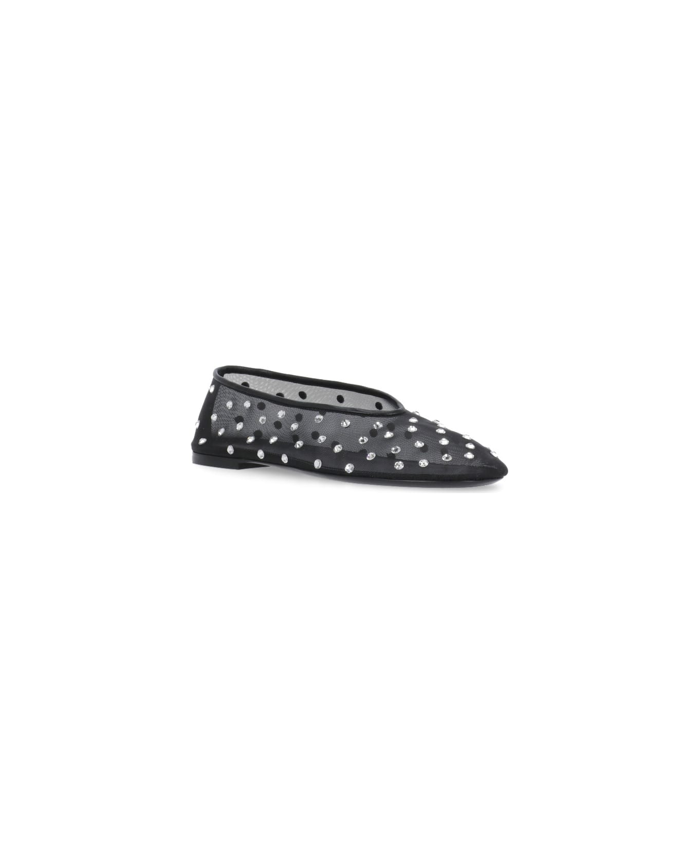 Khaite Marcy Flats Ballet Shoes - Black