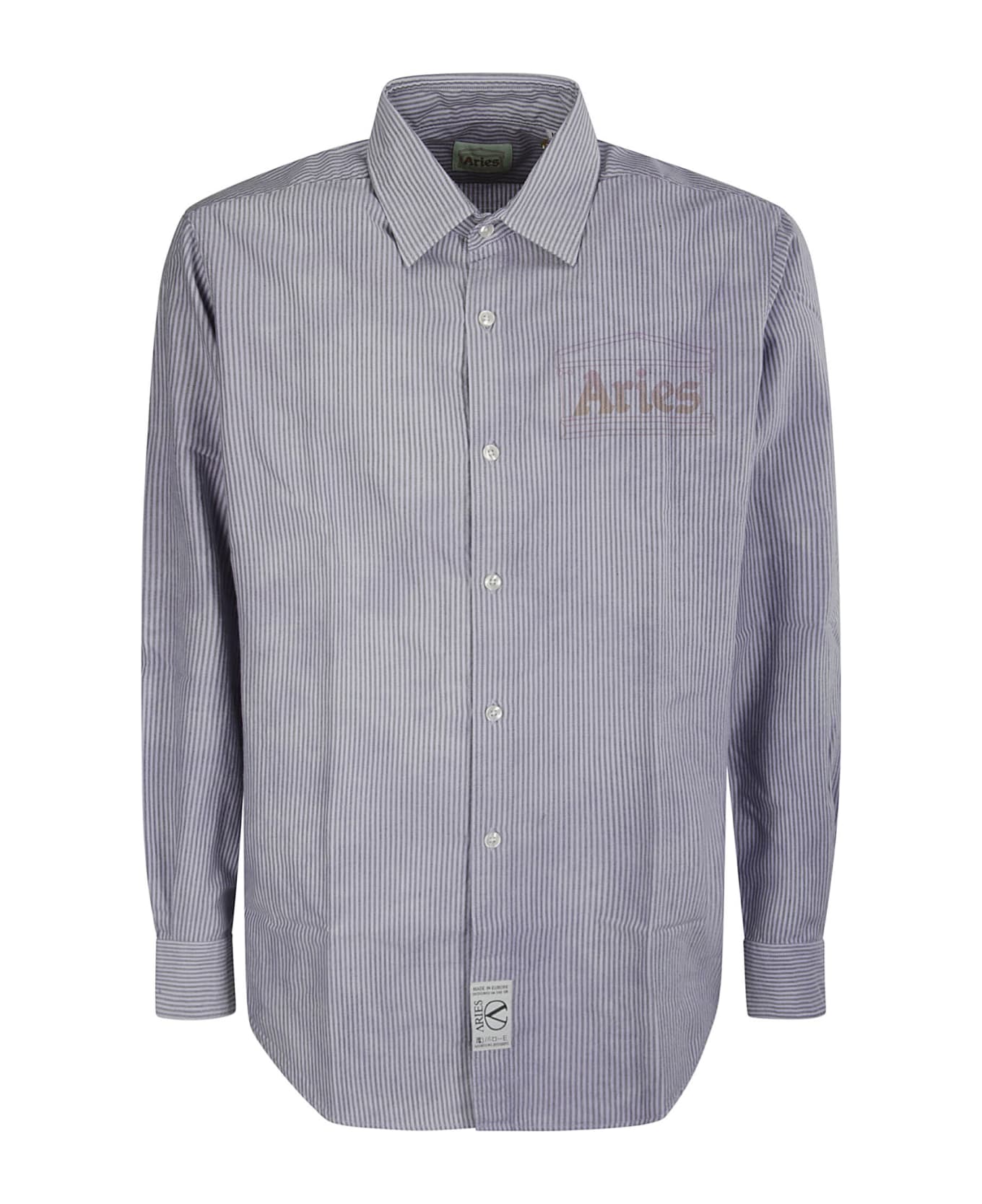 Aries Od Oxford Stripe Shirt - LILAC