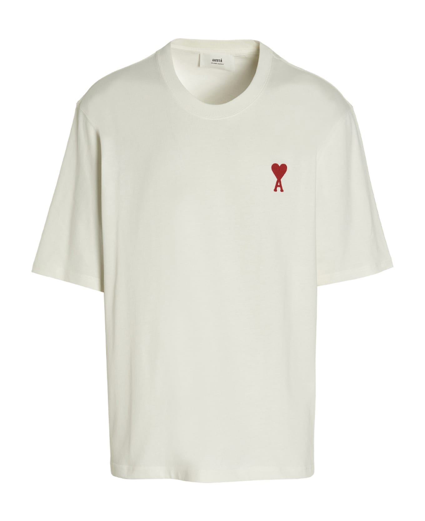Ami Alexandre Mattiussi 'adc' T-shirt - White Red Tシャツ