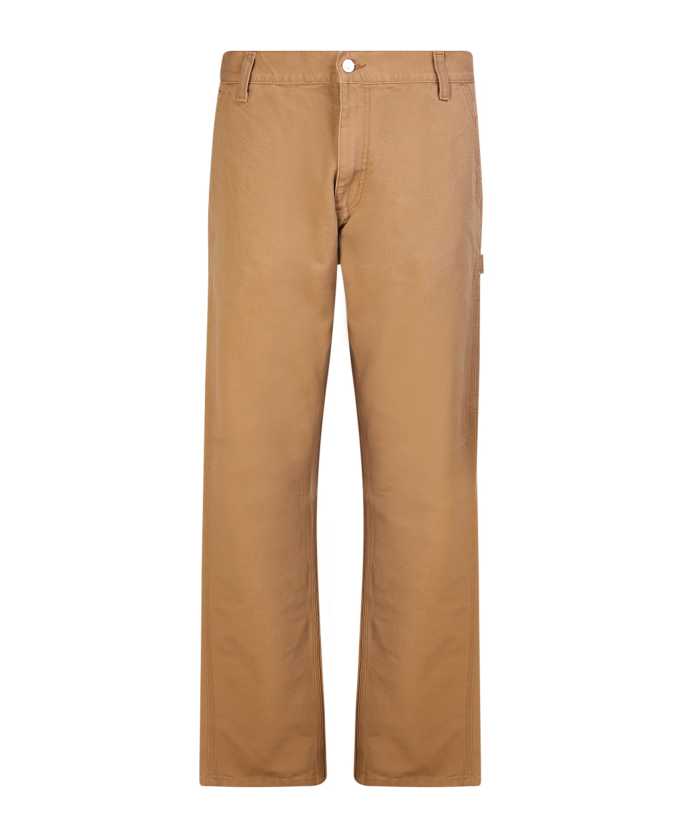 Carhartt Brown Tapered Trousers - Beige