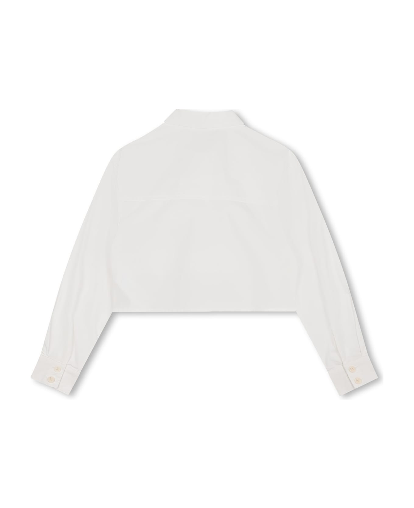 Sonia Rykiel Camicia Con Logo - White