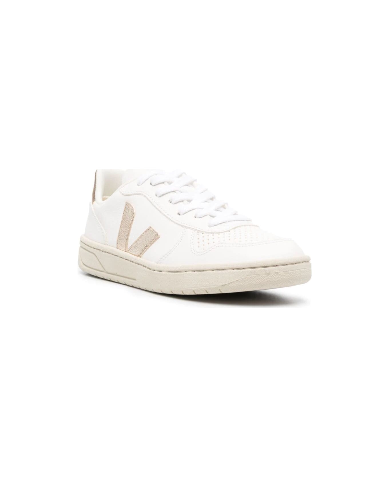Veja V-10 Sneakers - Extra White Platine