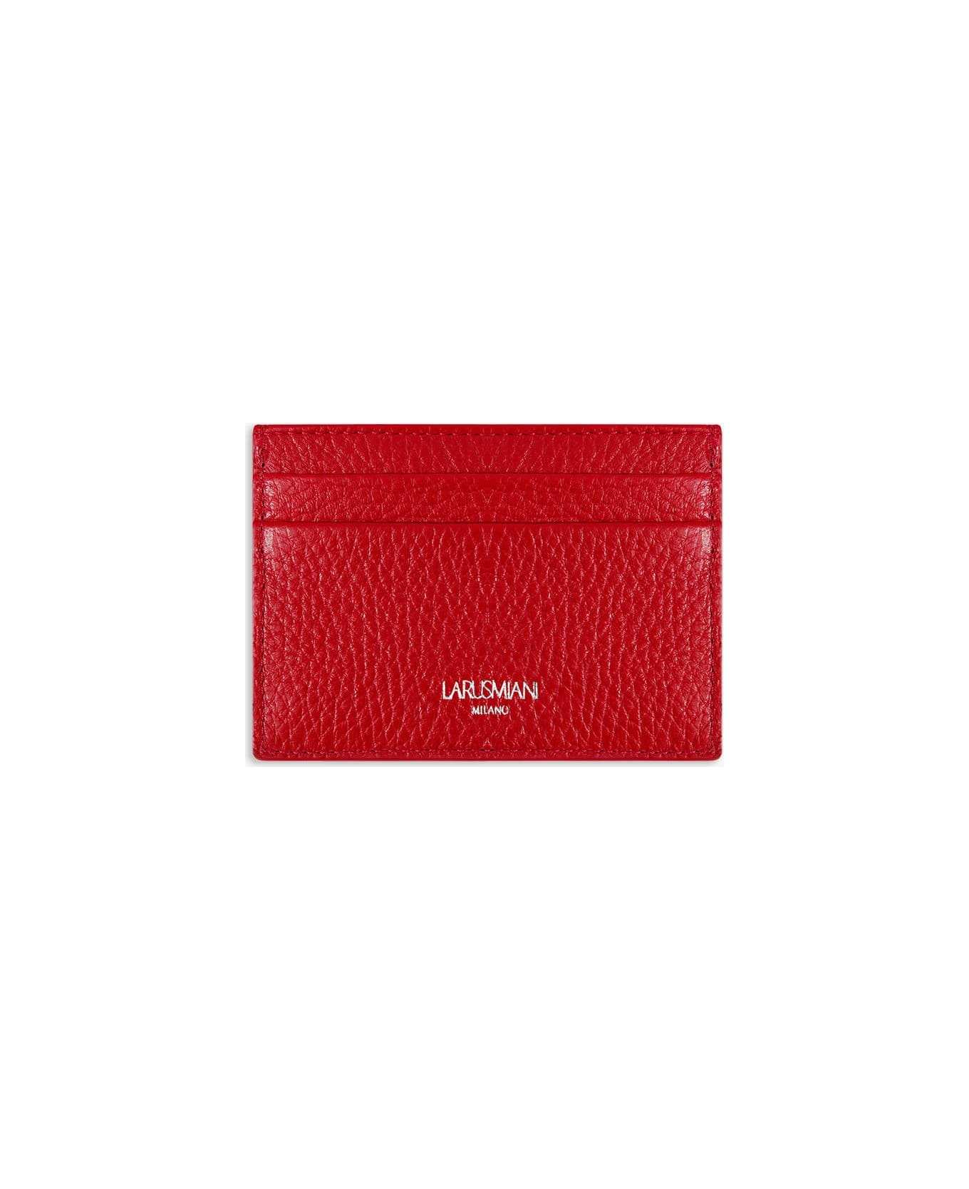 Larusmiani Card Holder Value Wallet - Red