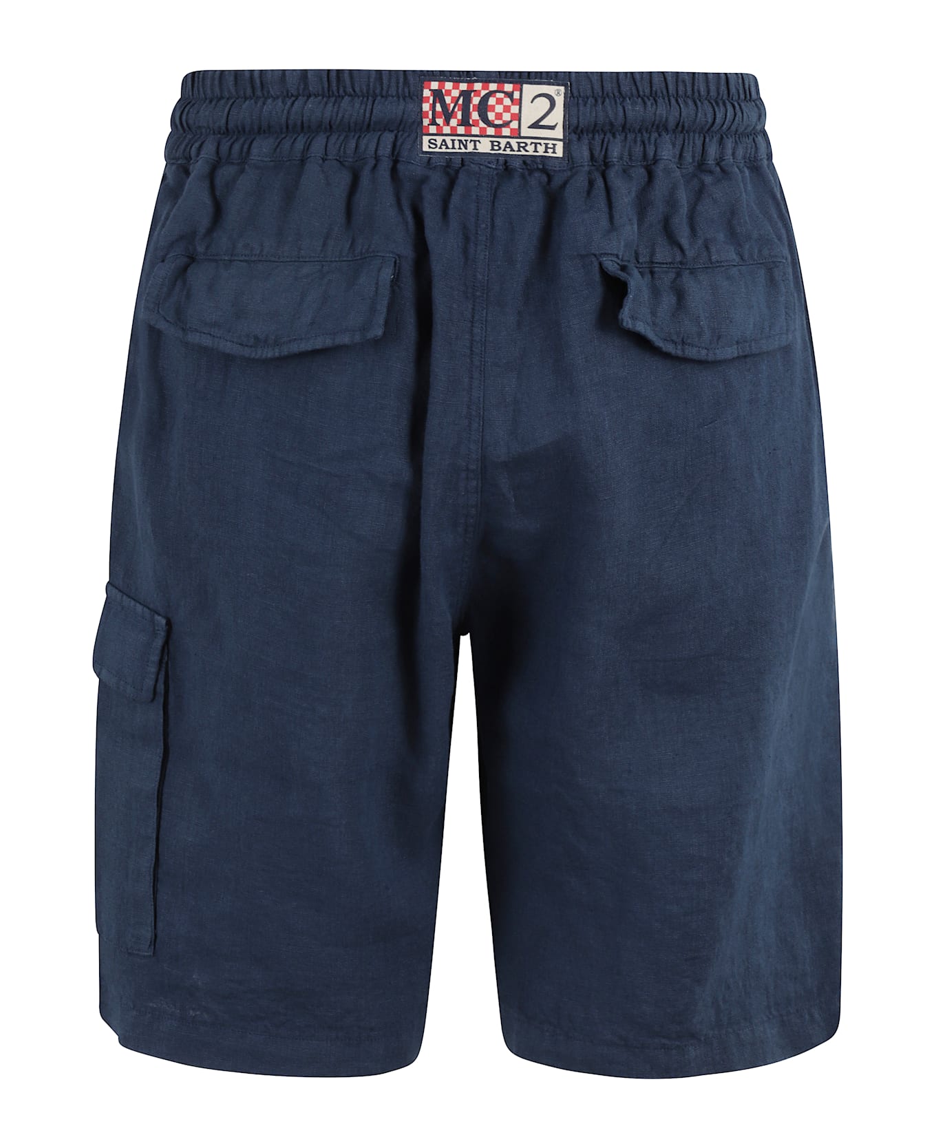 MC2 Saint Barth Bermuda Chinos Con Tasche - Marine Blue