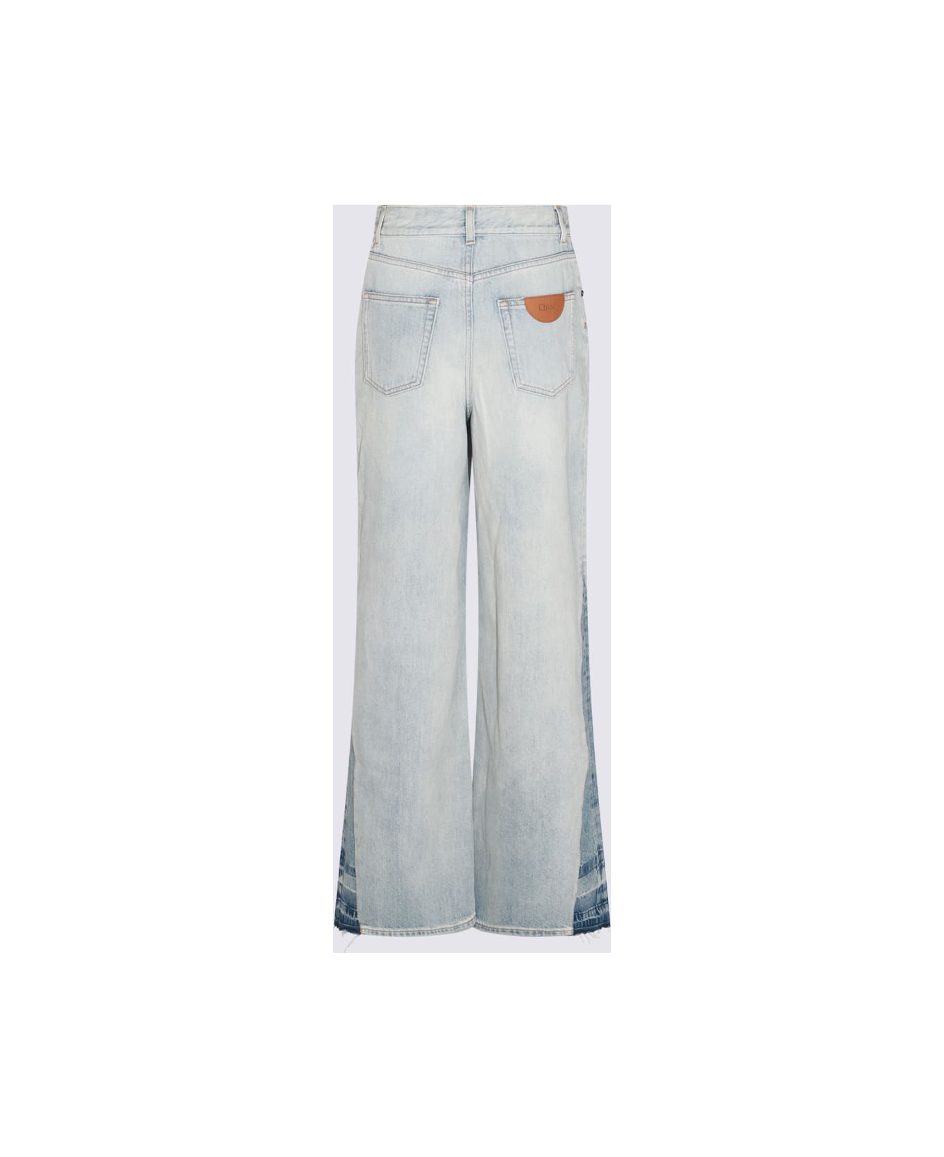 Chloé Light Blue Cotton Denim Jeans - GRACEFUL BLUE