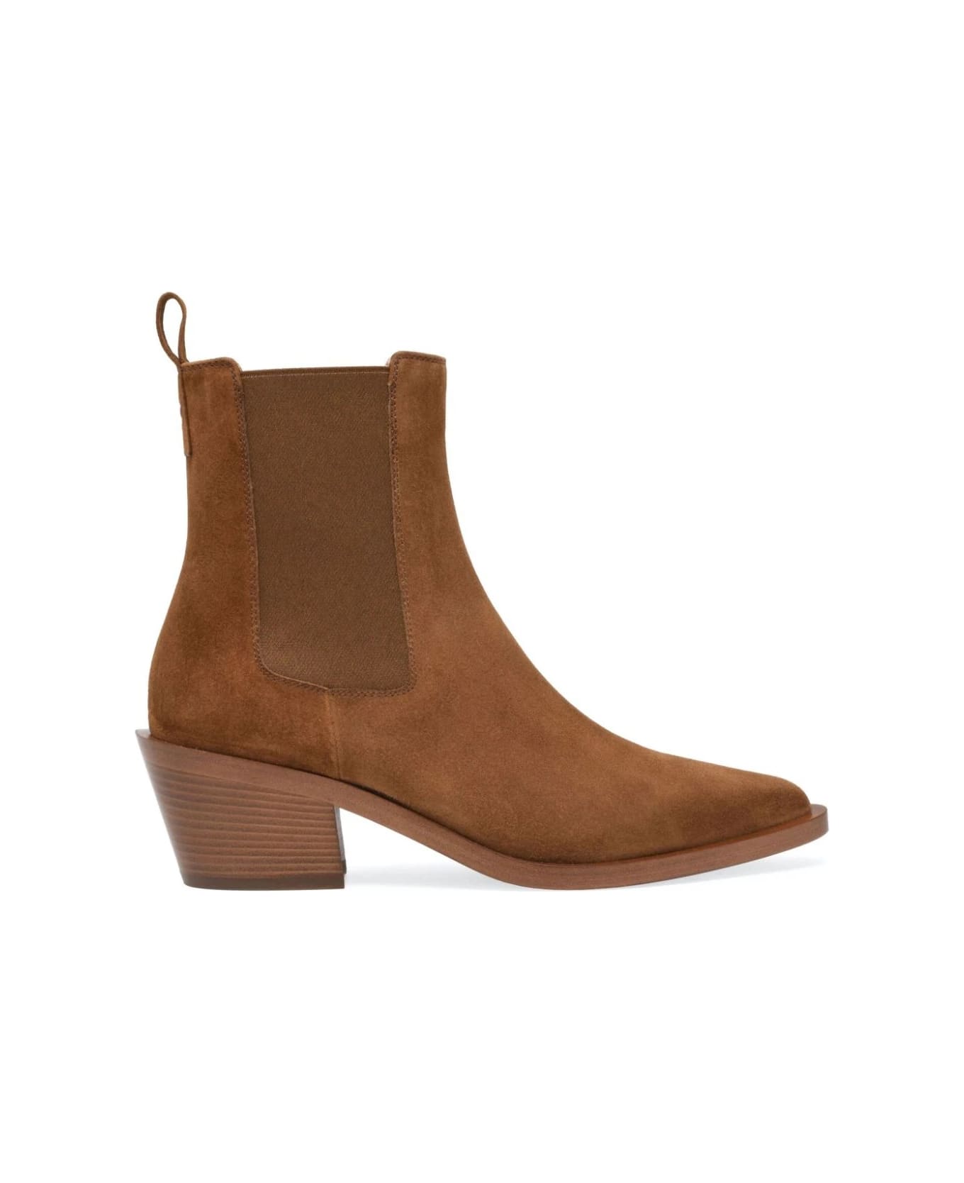 Gianvito Rossi Brown Wylie Ankle Boots - Brown