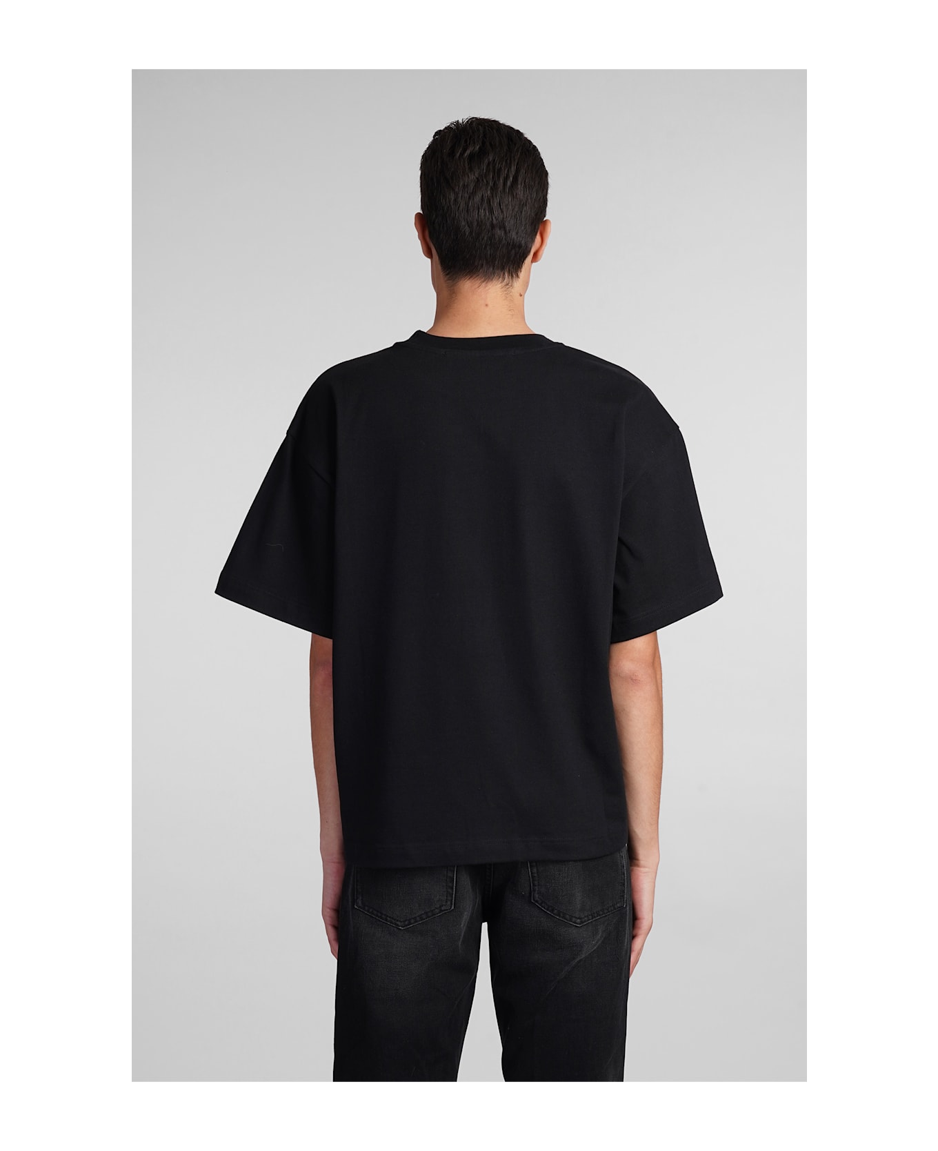 Séfr Atelier Tee T-shirt In Black Cotton - black