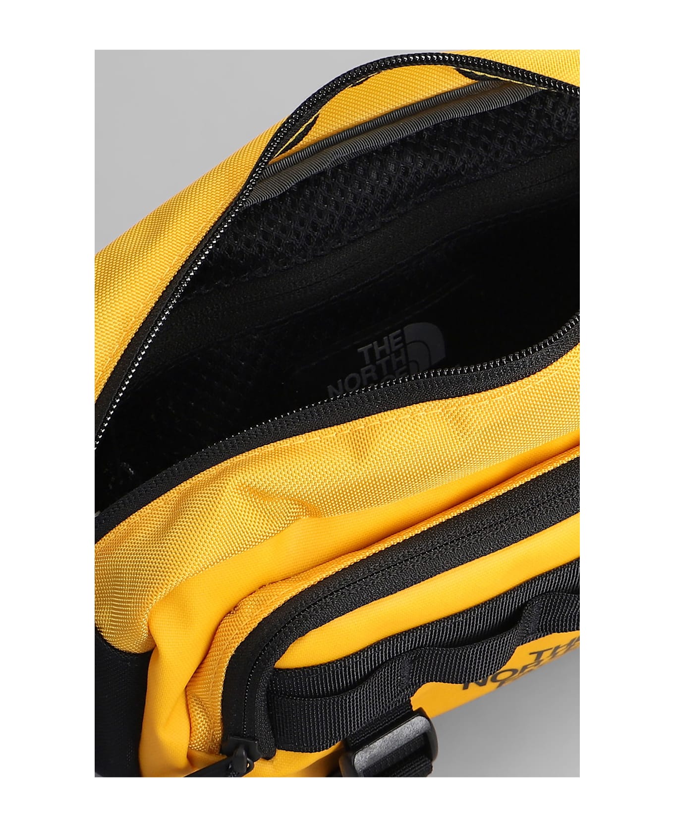 The North Face Base Camp Lumbar Waist Bag In Yellow Fabric - yellow