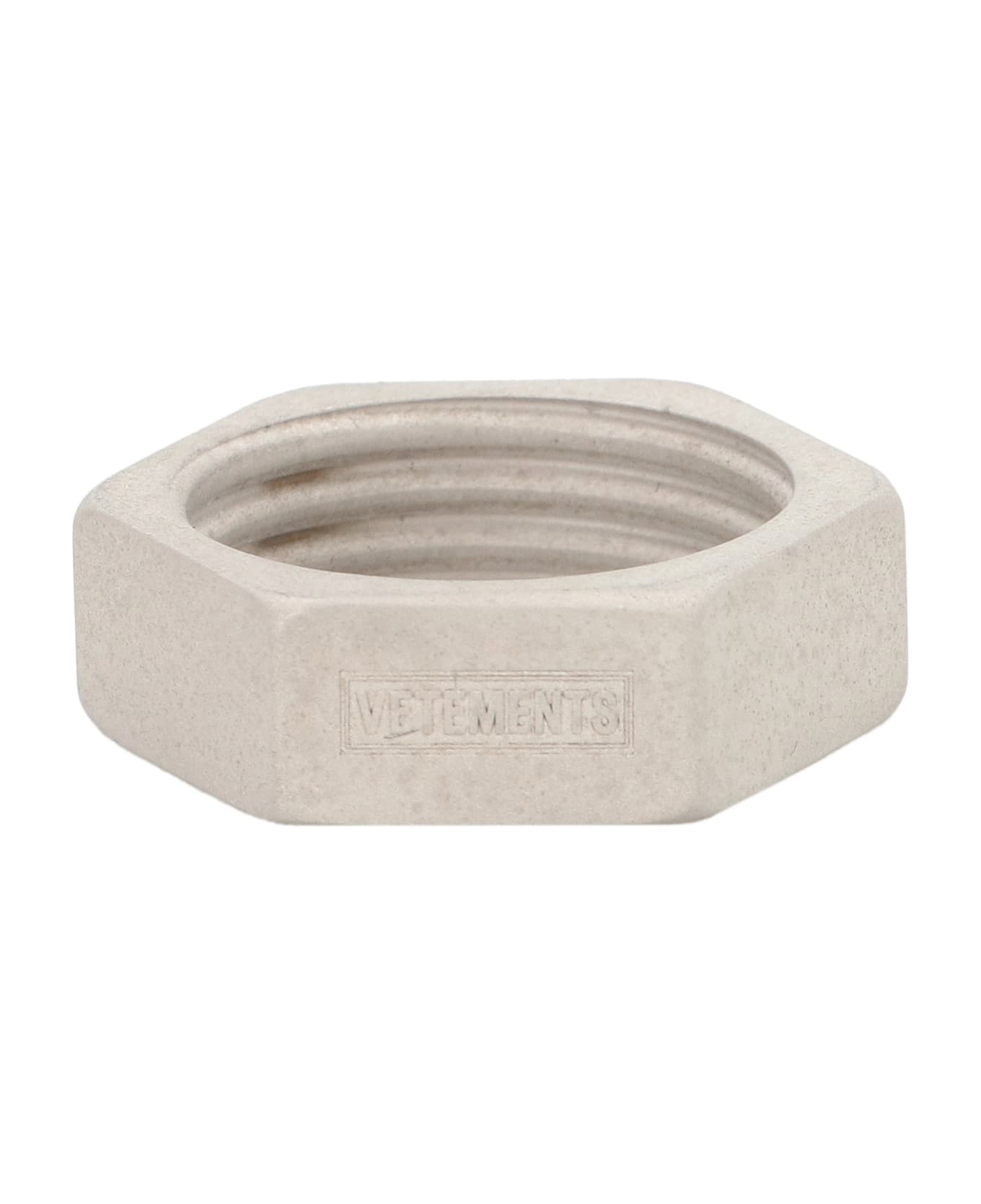 VETEMENTS Nut Brass Ring - silver