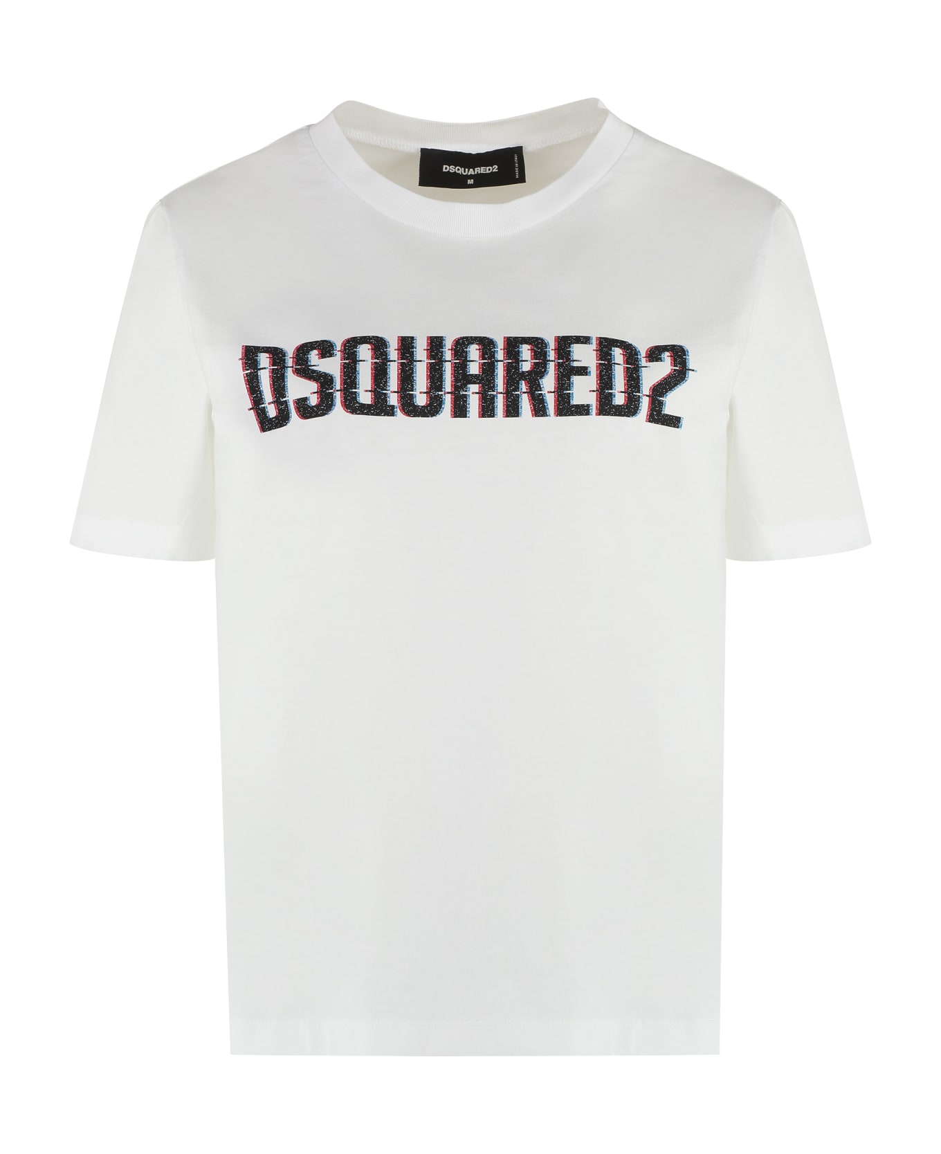 Dsquared2 Logo Cotton T-shirt - White Tシャツ