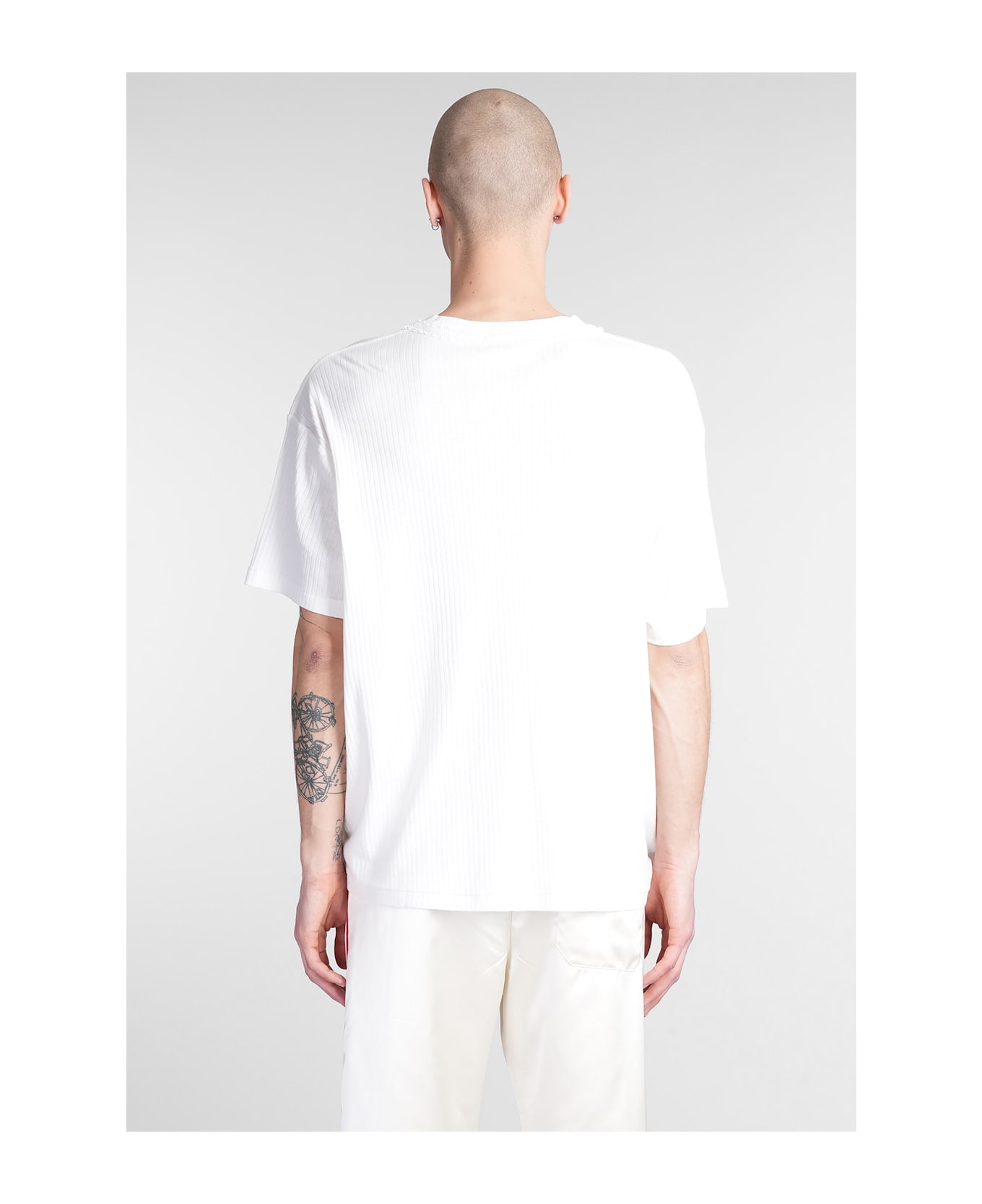 Bode T-shirt In White Cotton - white
