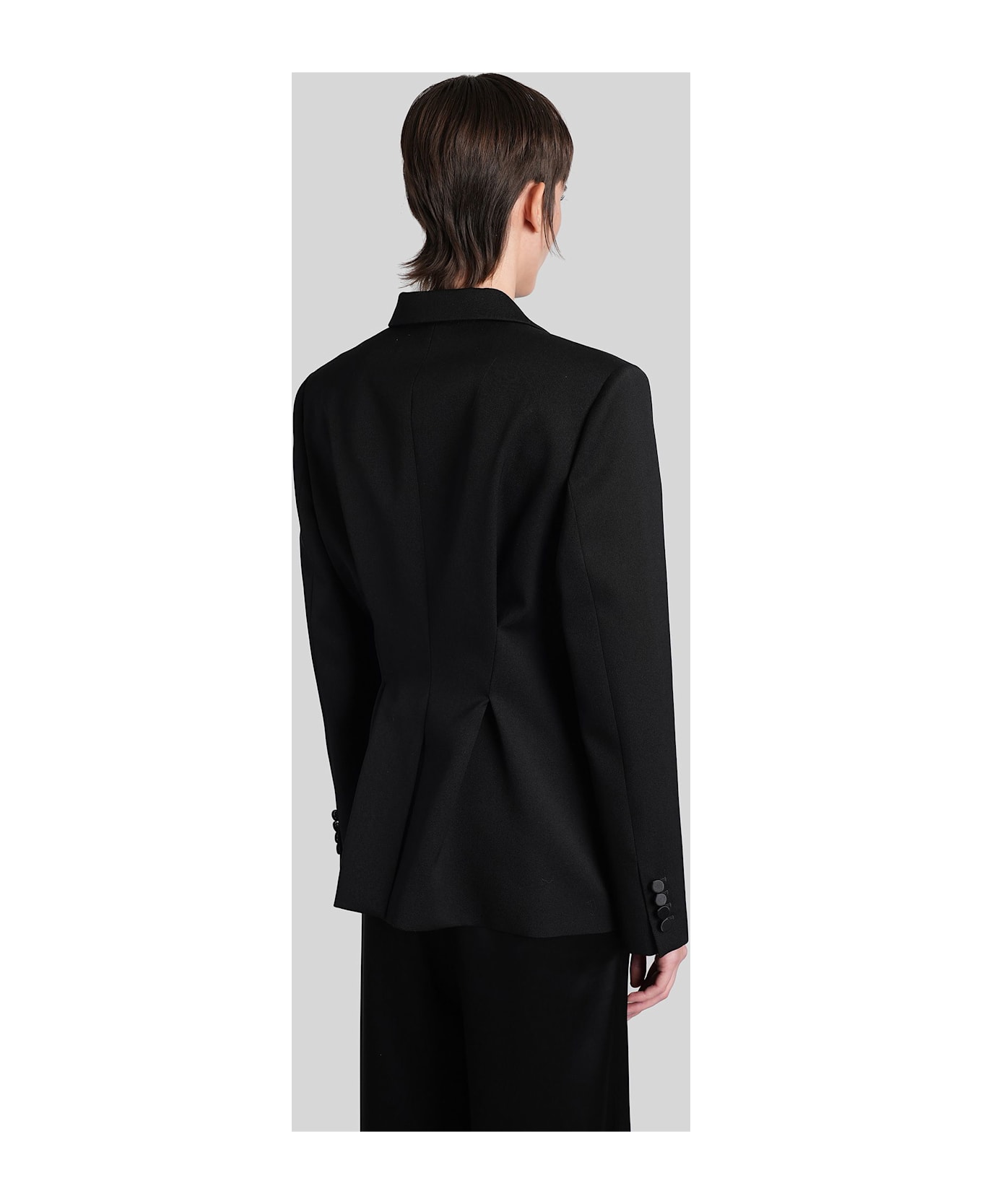 Lanvin Blazer In Black Wool - black