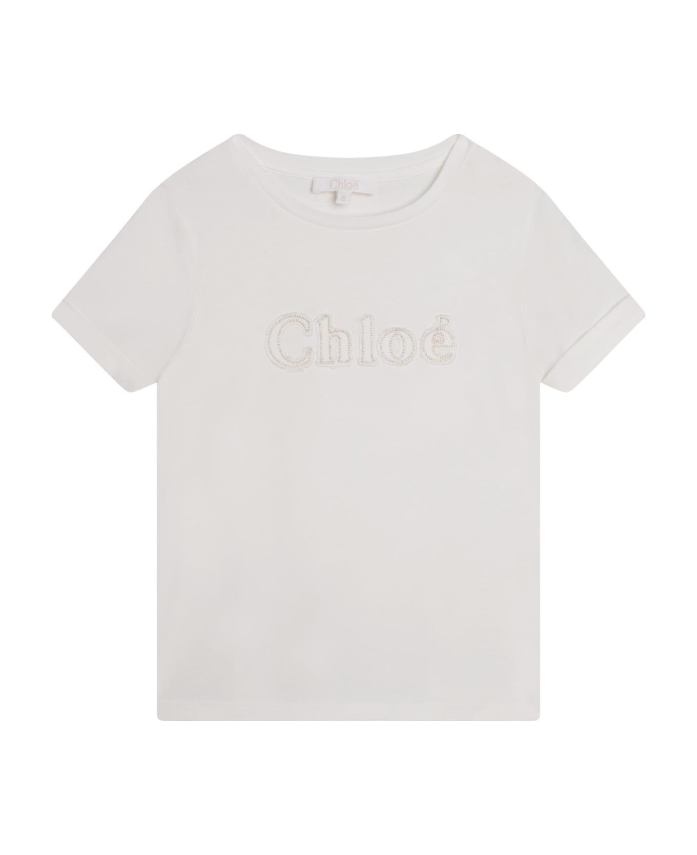 Chloé Printed T-shirt - White