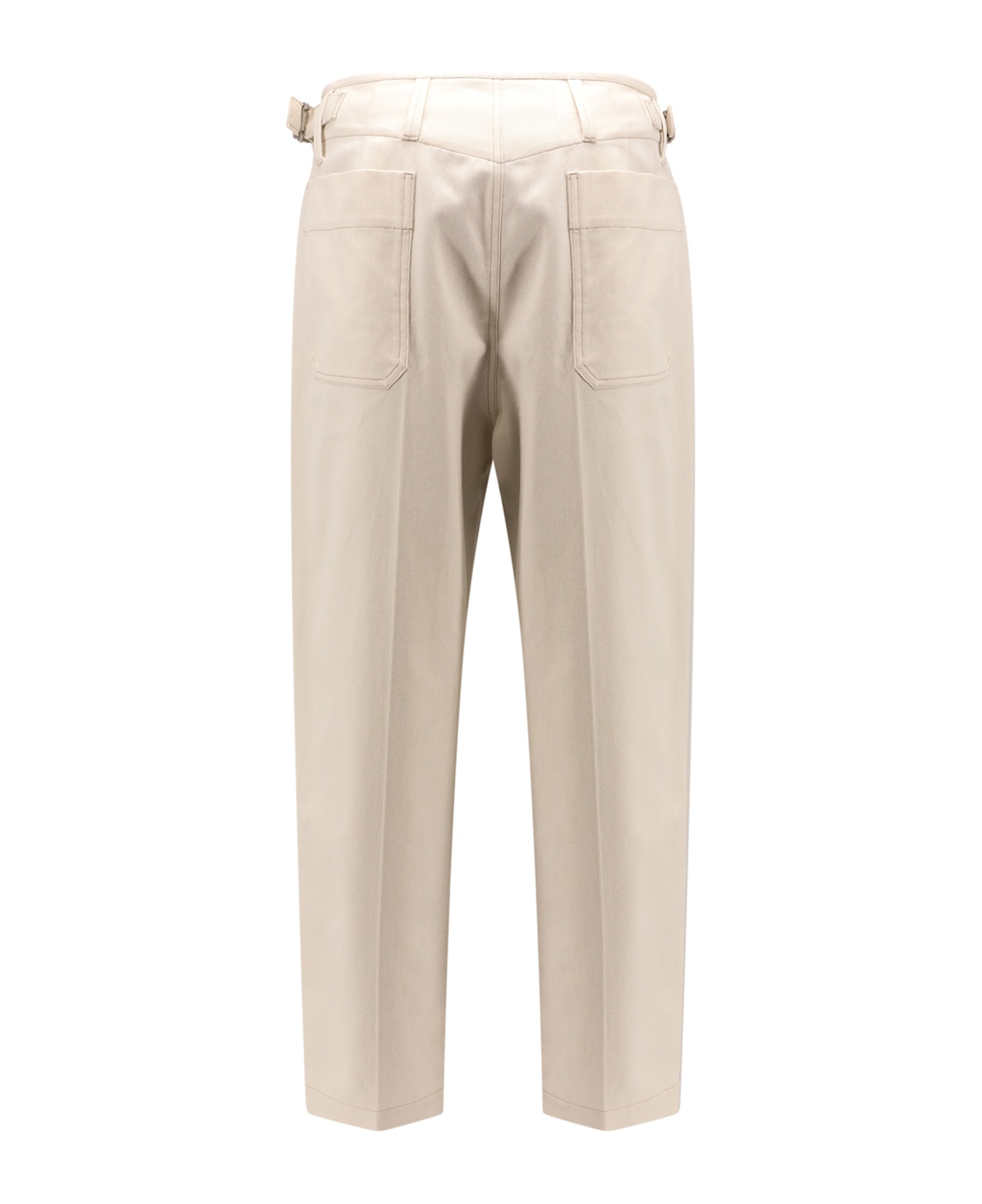 Lemaire Pleated Carrot Pants Trouser - White