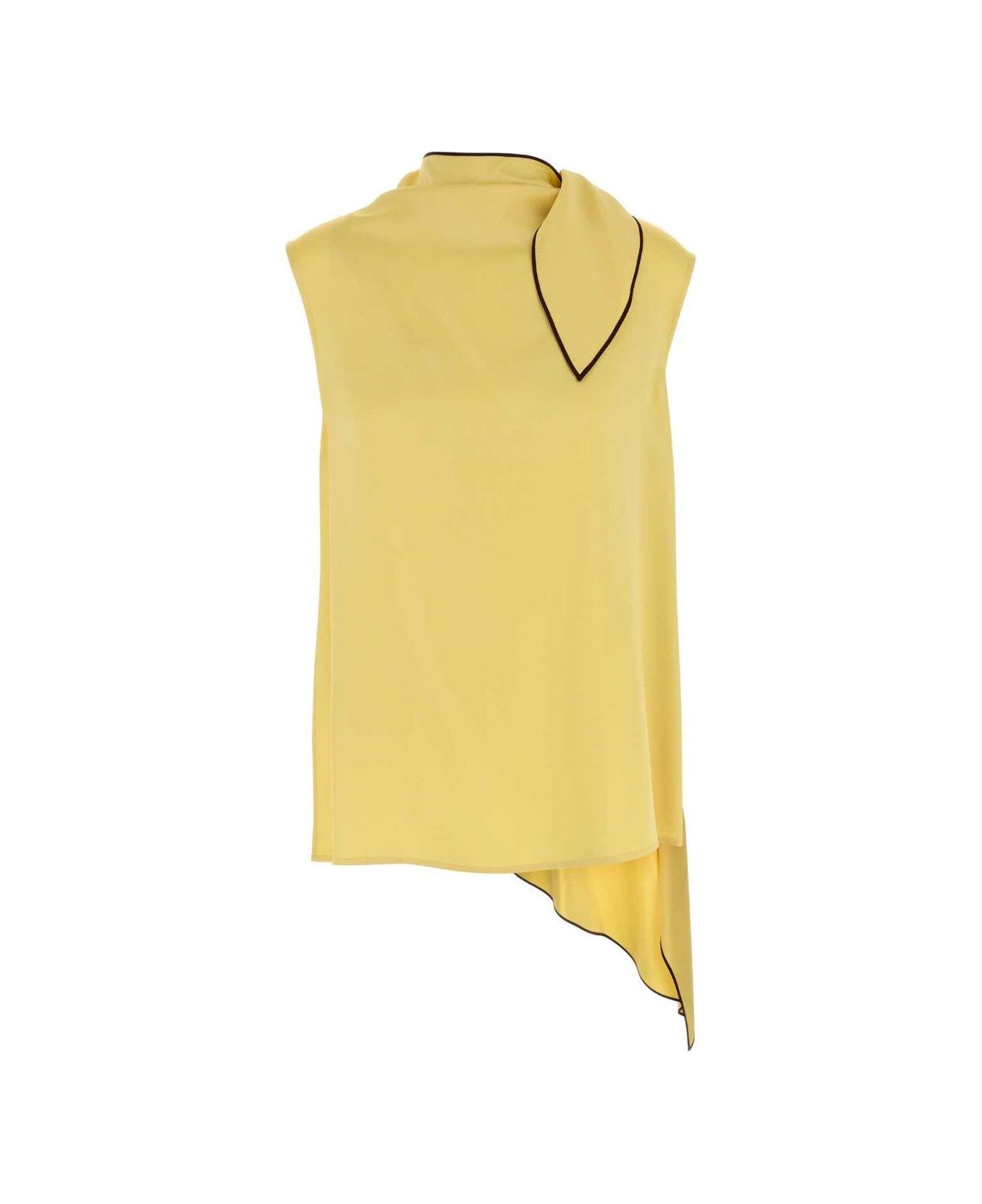 Stella McCartney Tie Neck Top - Beige