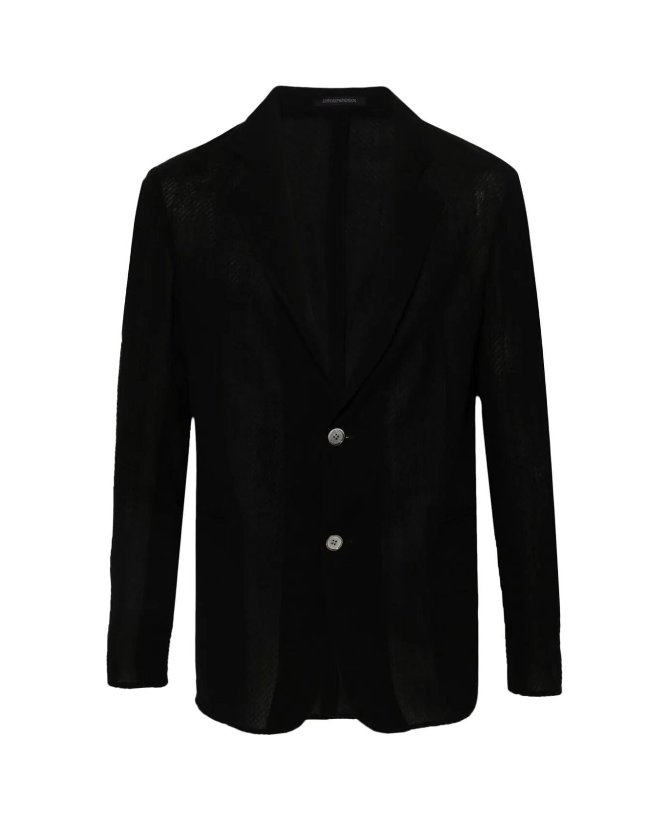 Emporio Armani Jacket - Black ブレザー