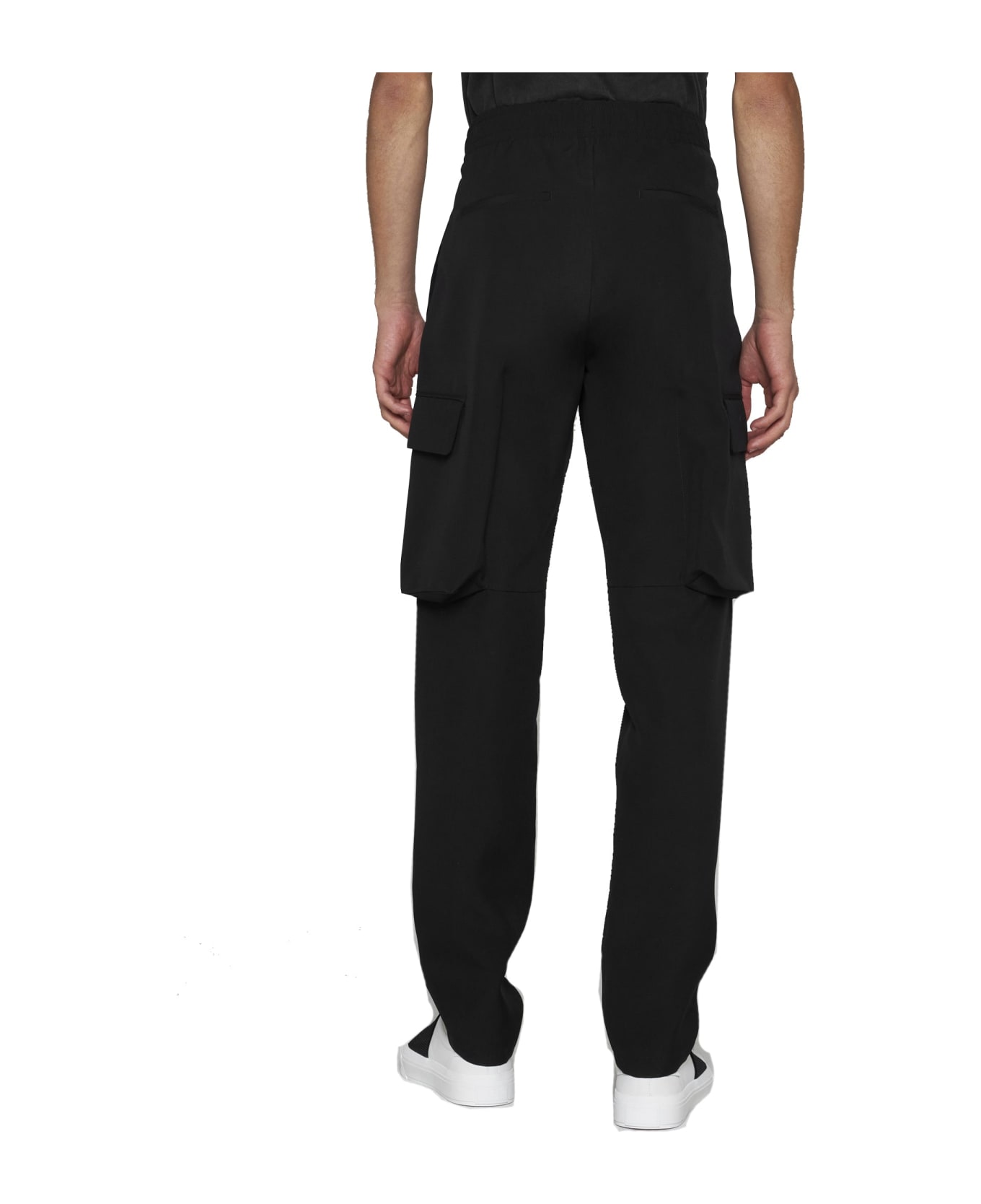 Givenchy Cargo Wool Trousers - Black