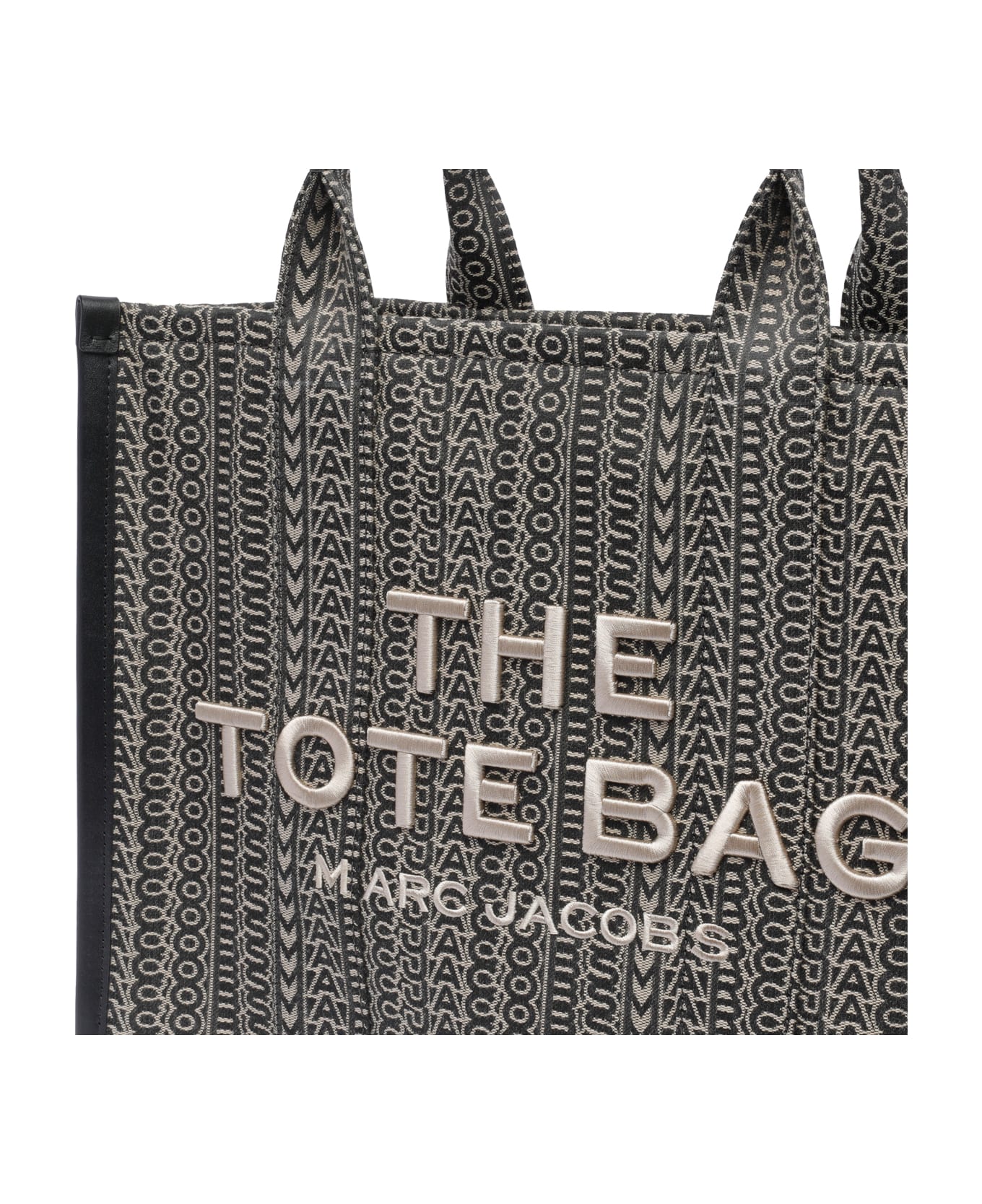 Marc Jacobs The Monogram Jacquard Large Tote - Black