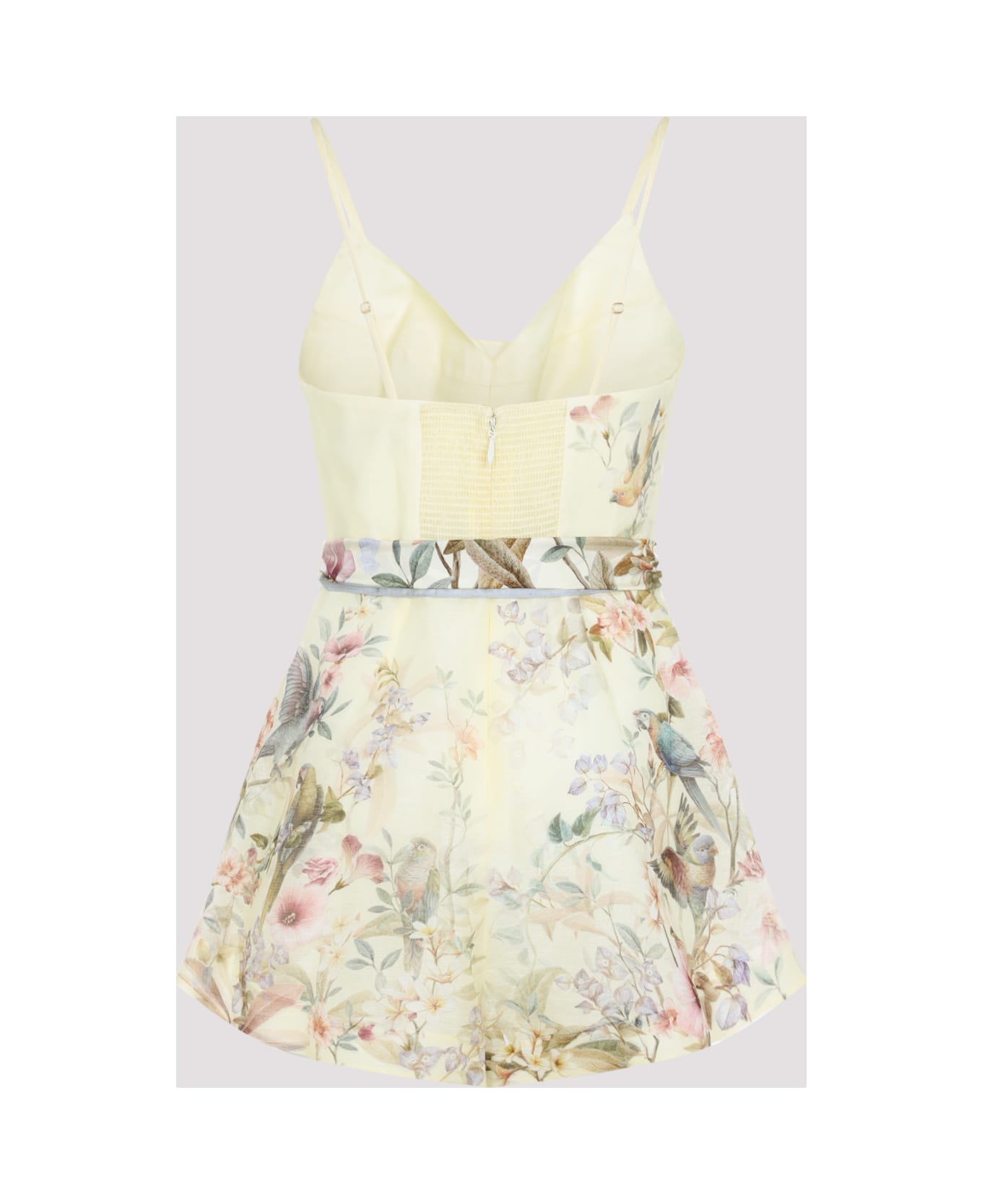 Zimmermann Rebellion Fitted Playsuit - Lemon Aviary