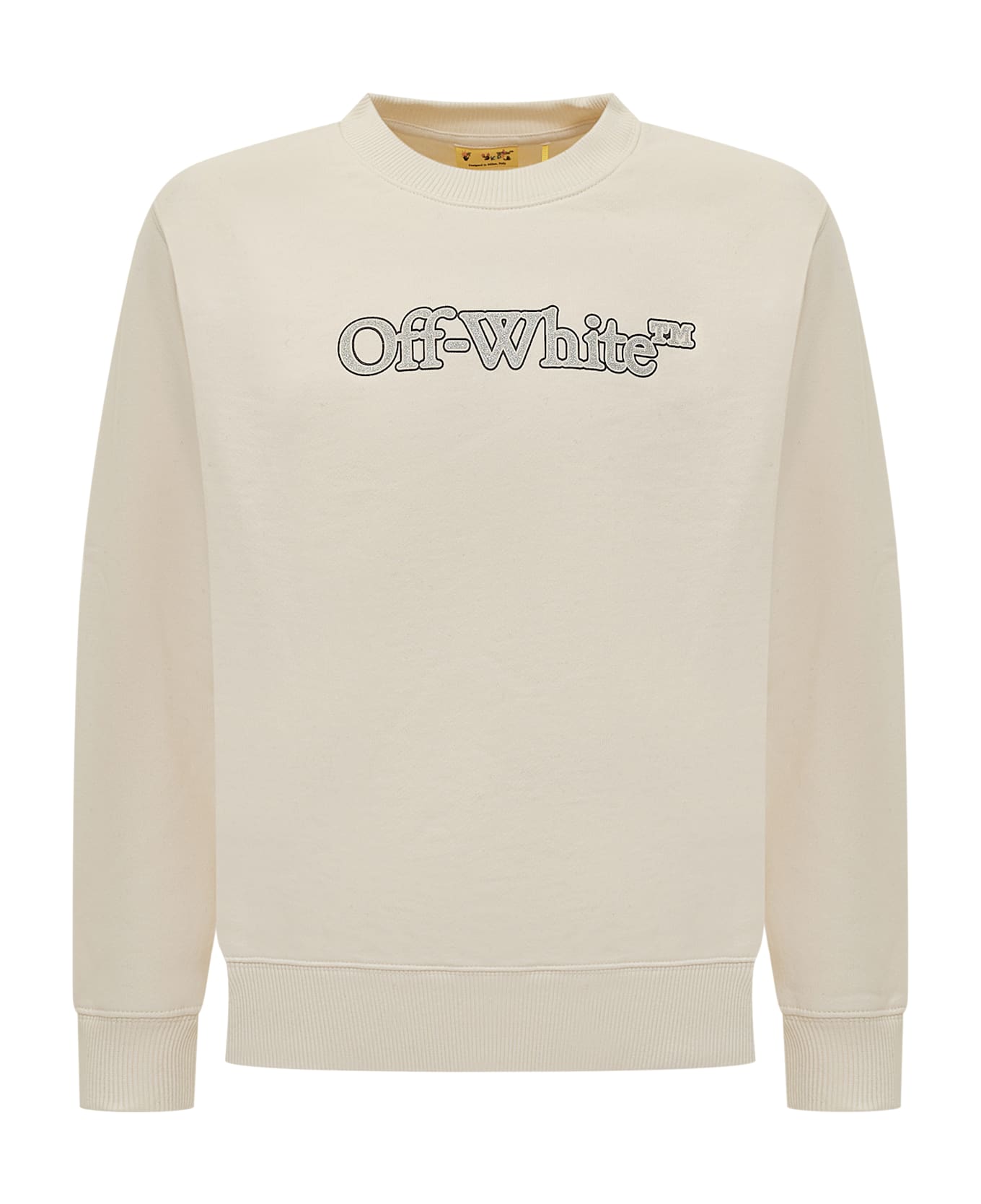 Off-White Sweatshirt - WHITE GLITTERE