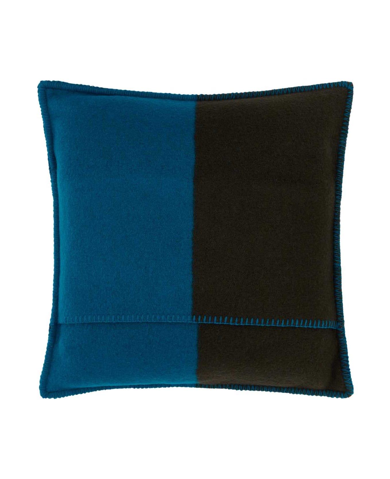 Burberry Two-tone Wool Pillow - KINGFISHERSNUG