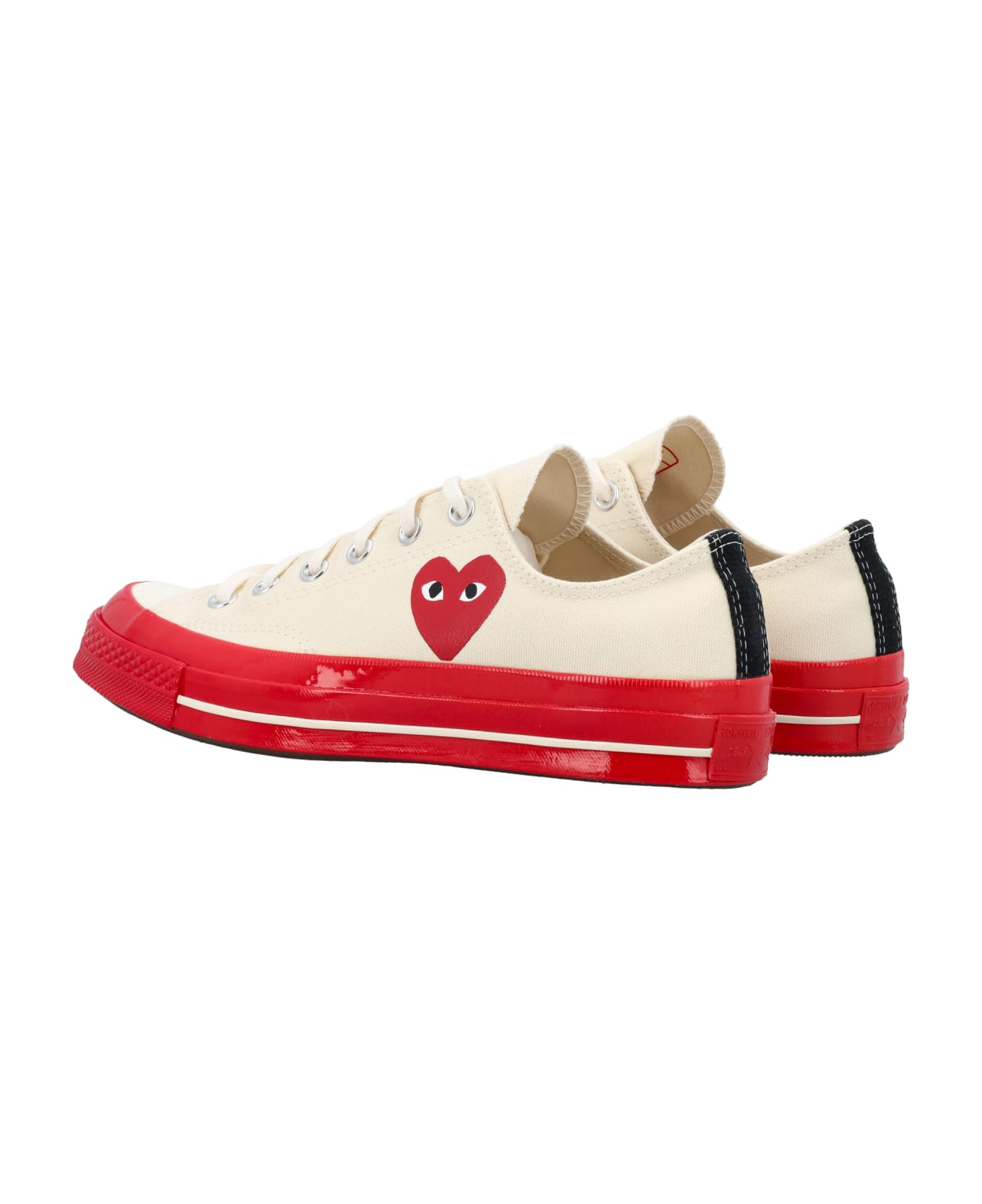 Comme des Garçons Chuck 70 Low-top Red Sole Sneakers - OFF WHITE