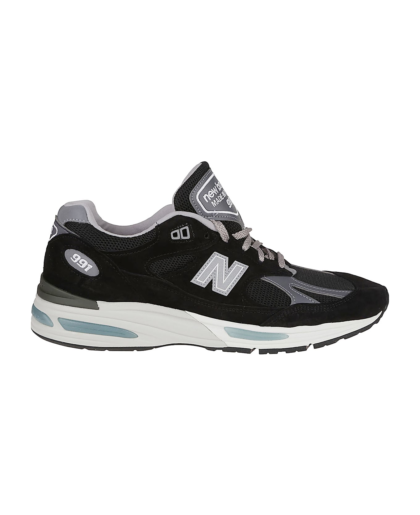 New Balance 991v2 Sneakers - Black/smoked Pearl/silver