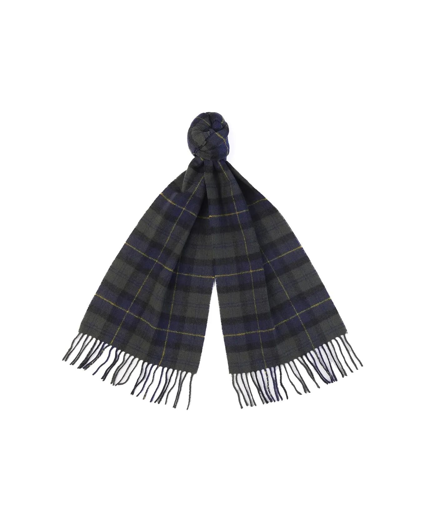 Barbour Tartan Scarf - Olive Night