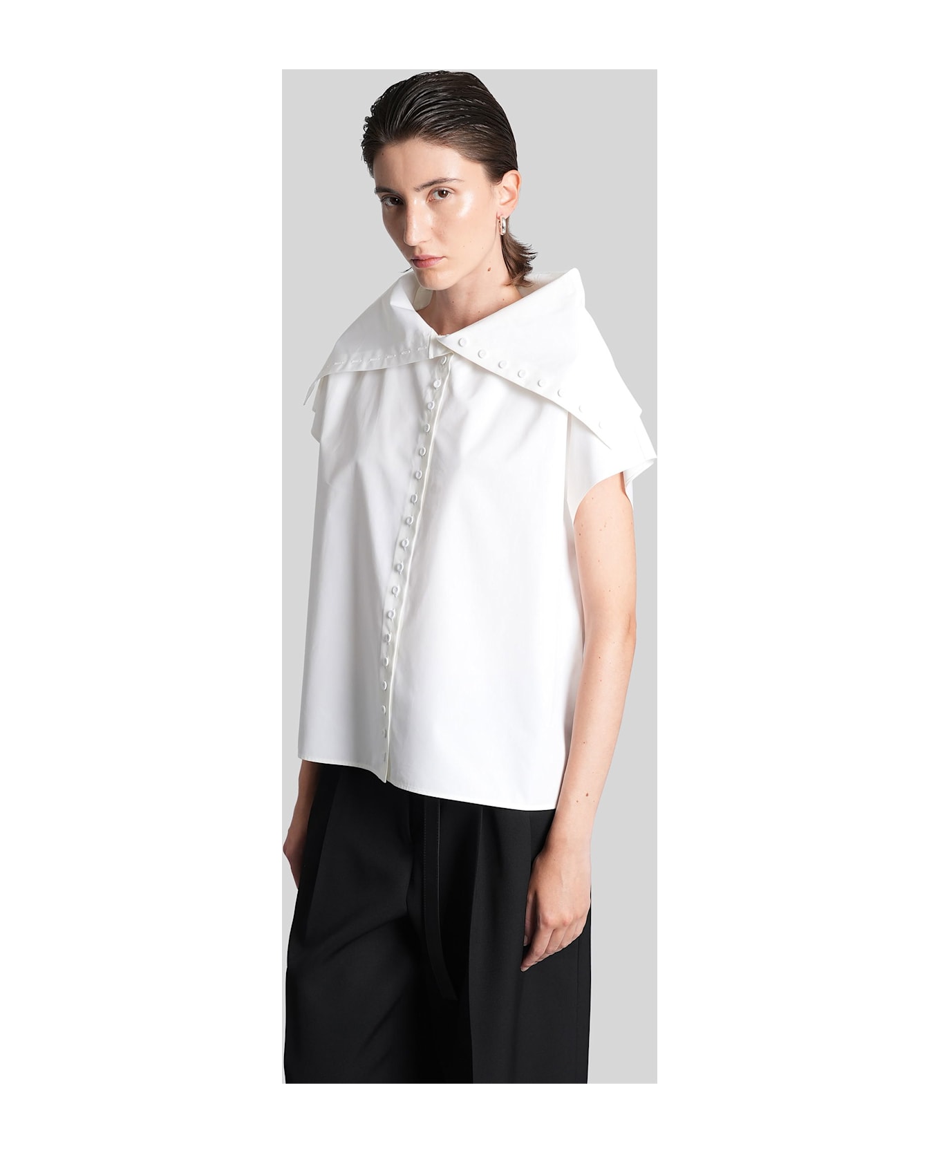 Jil Sander Shirt In White Cotton - white