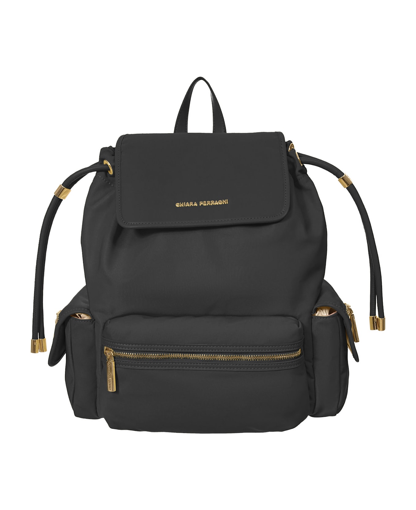 Chiara Ferragni Black Backpack - Black