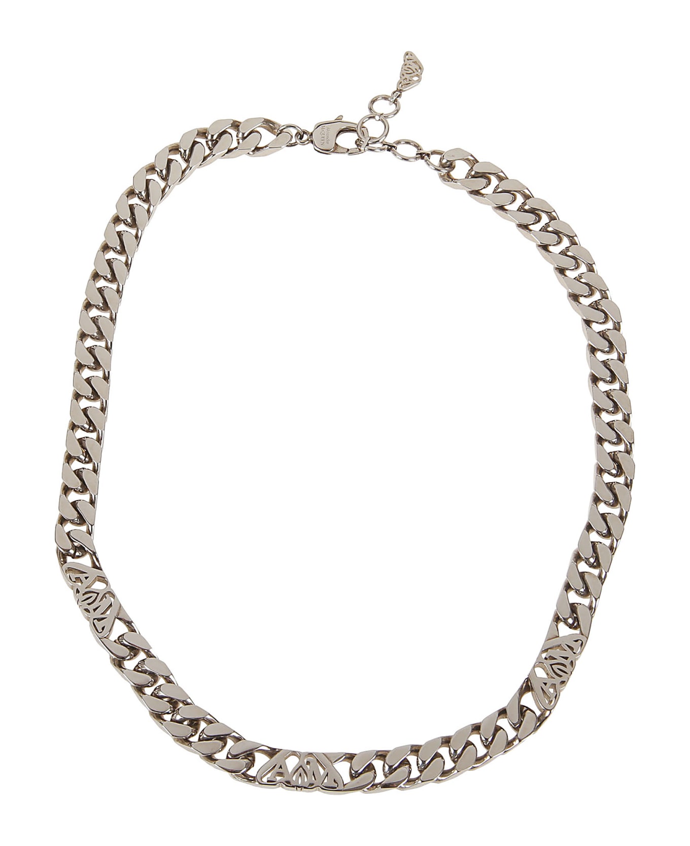 Alexander McQueen Seal Chain Choker - Light Ant Silver ネックレス