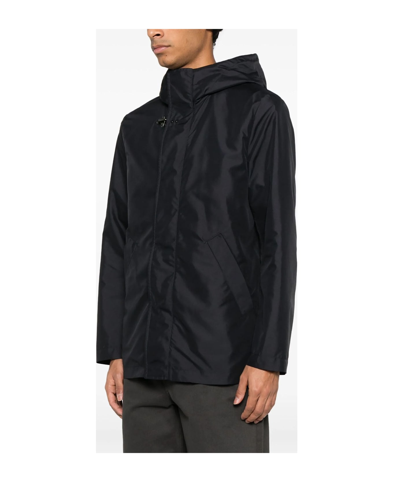 Fay Short Parka - Blue