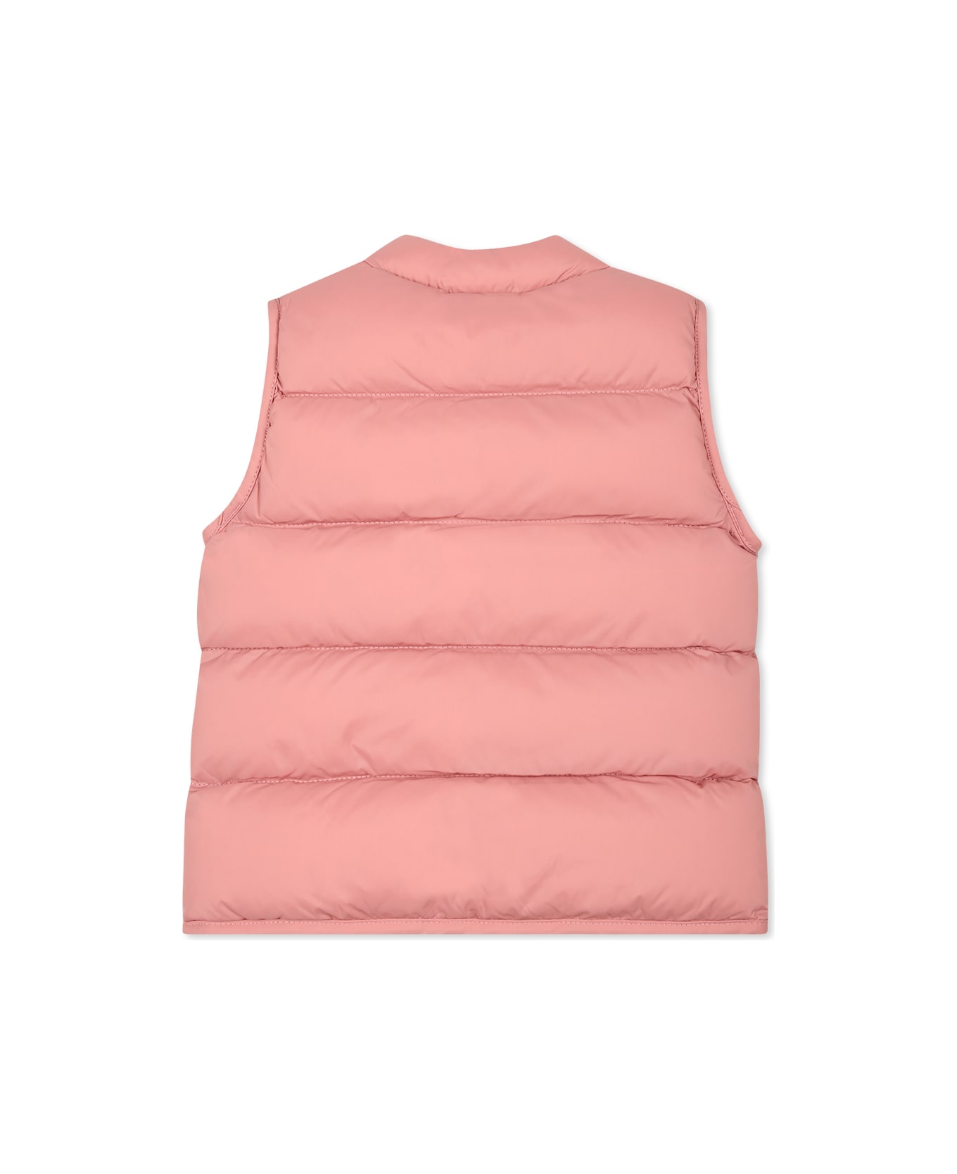 Petit Bateau Pink Vest For Baby Girl With Logo - Pink