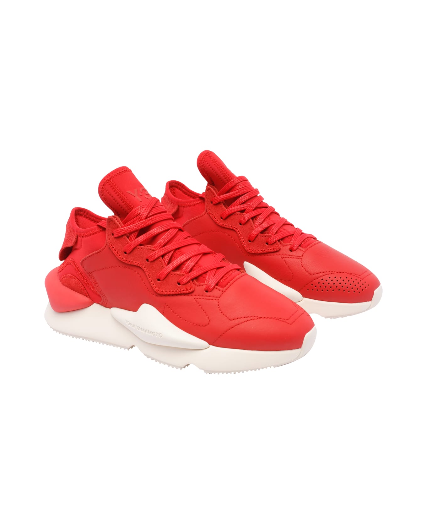 Y-3 Kaiwa Sneakers - Red