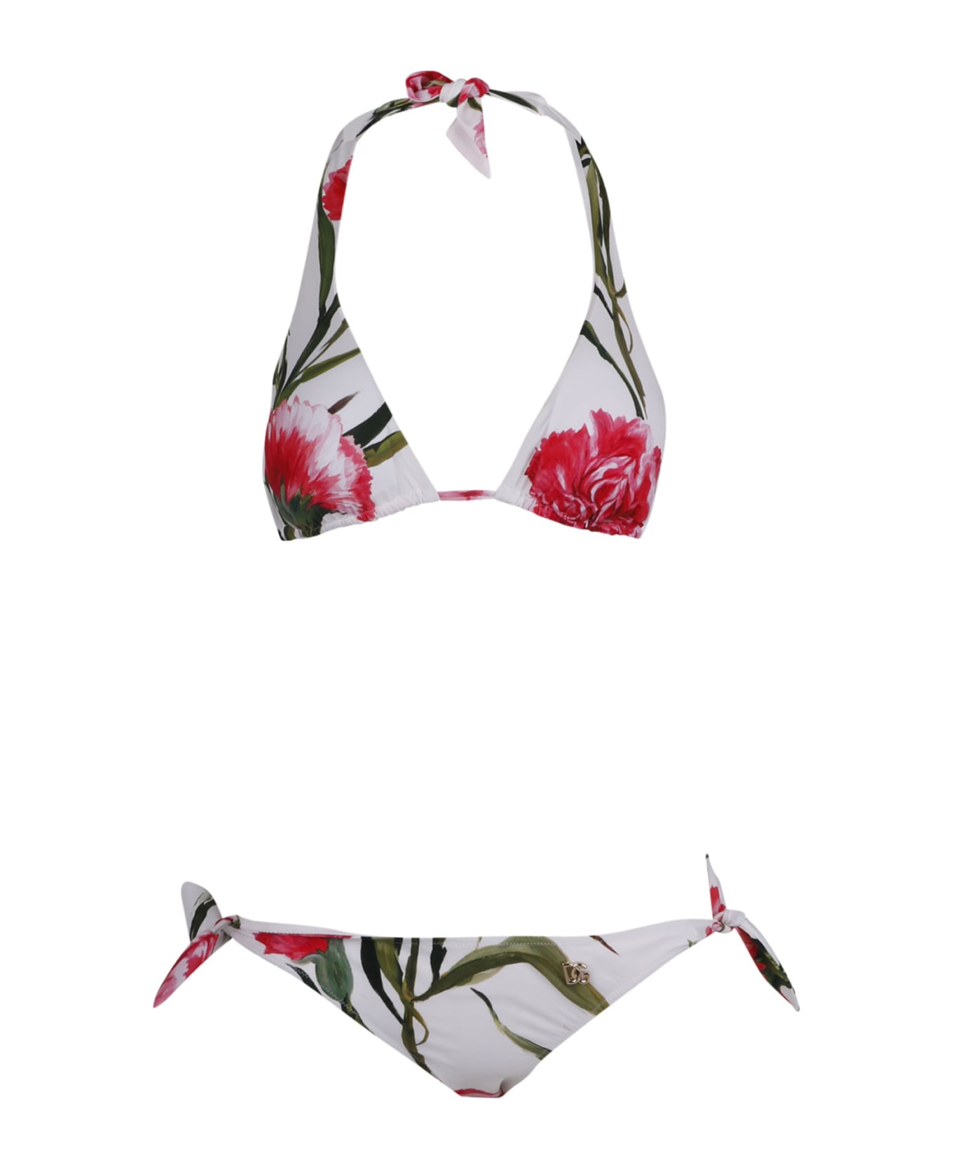Dolce & Gabbana Padded Triangle Bikini - Garofani new f bco ビキニ