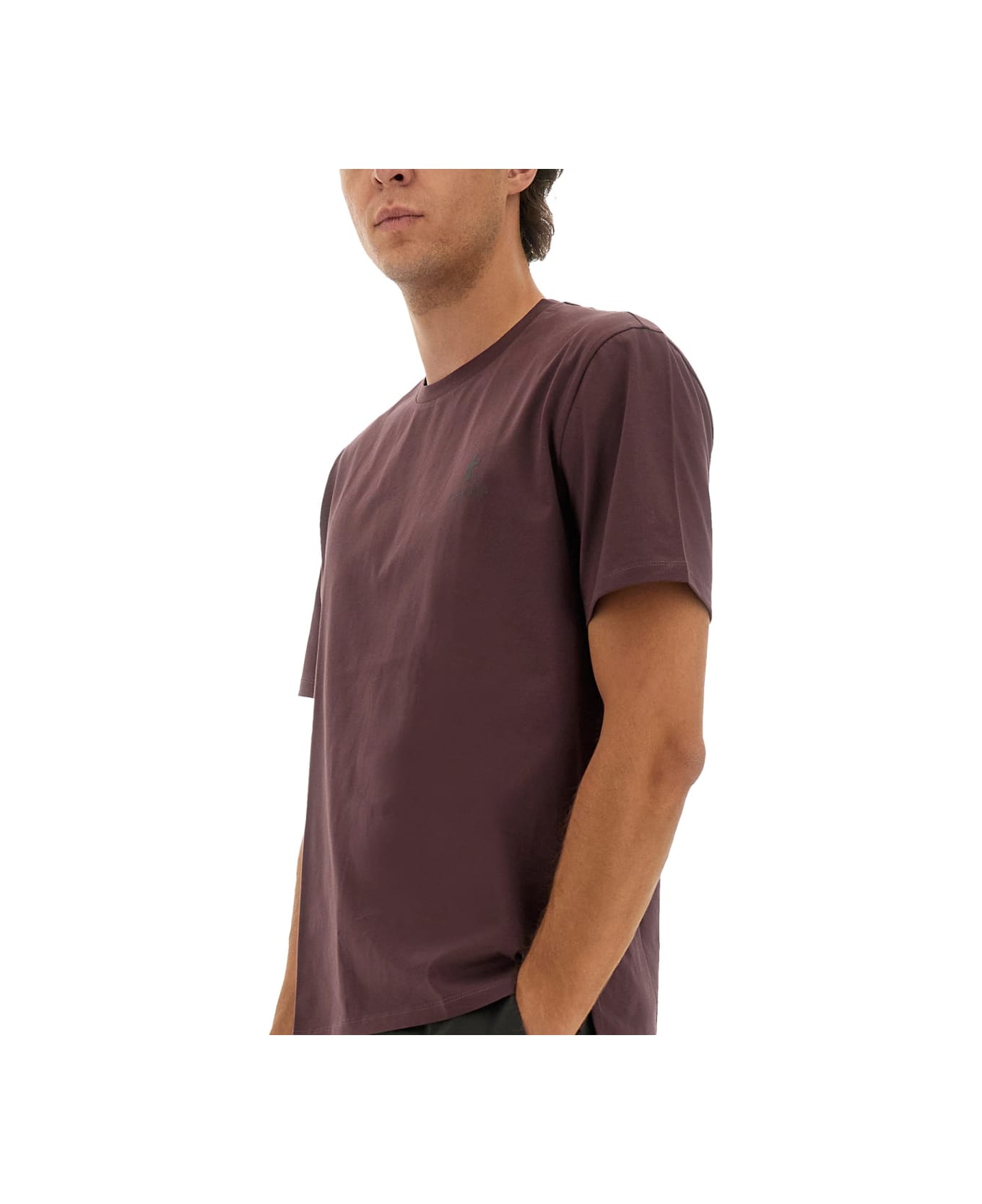 Premiata T-shirt With Logo - BORDEAUX