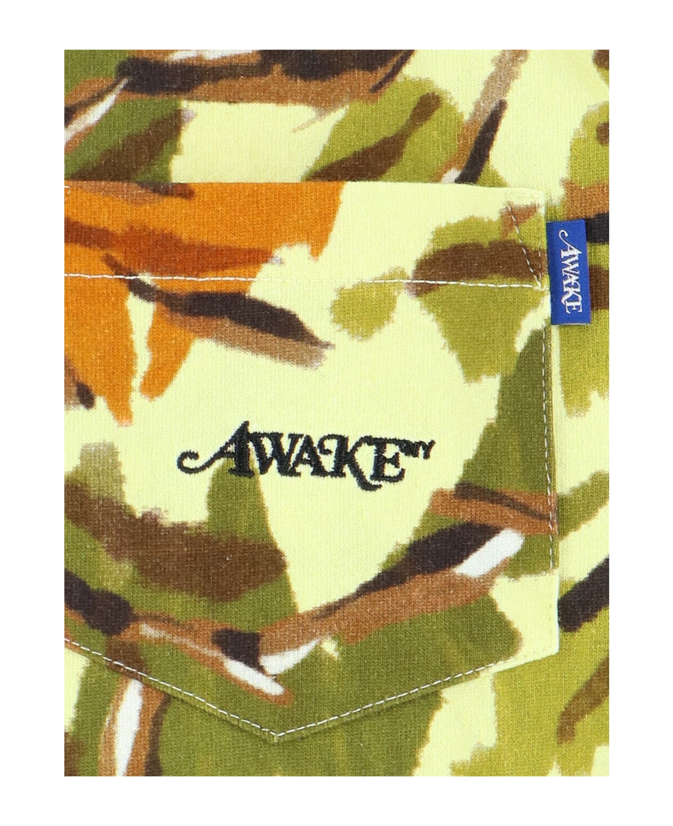 Awake NY Logo Pocket T-shirt - Green