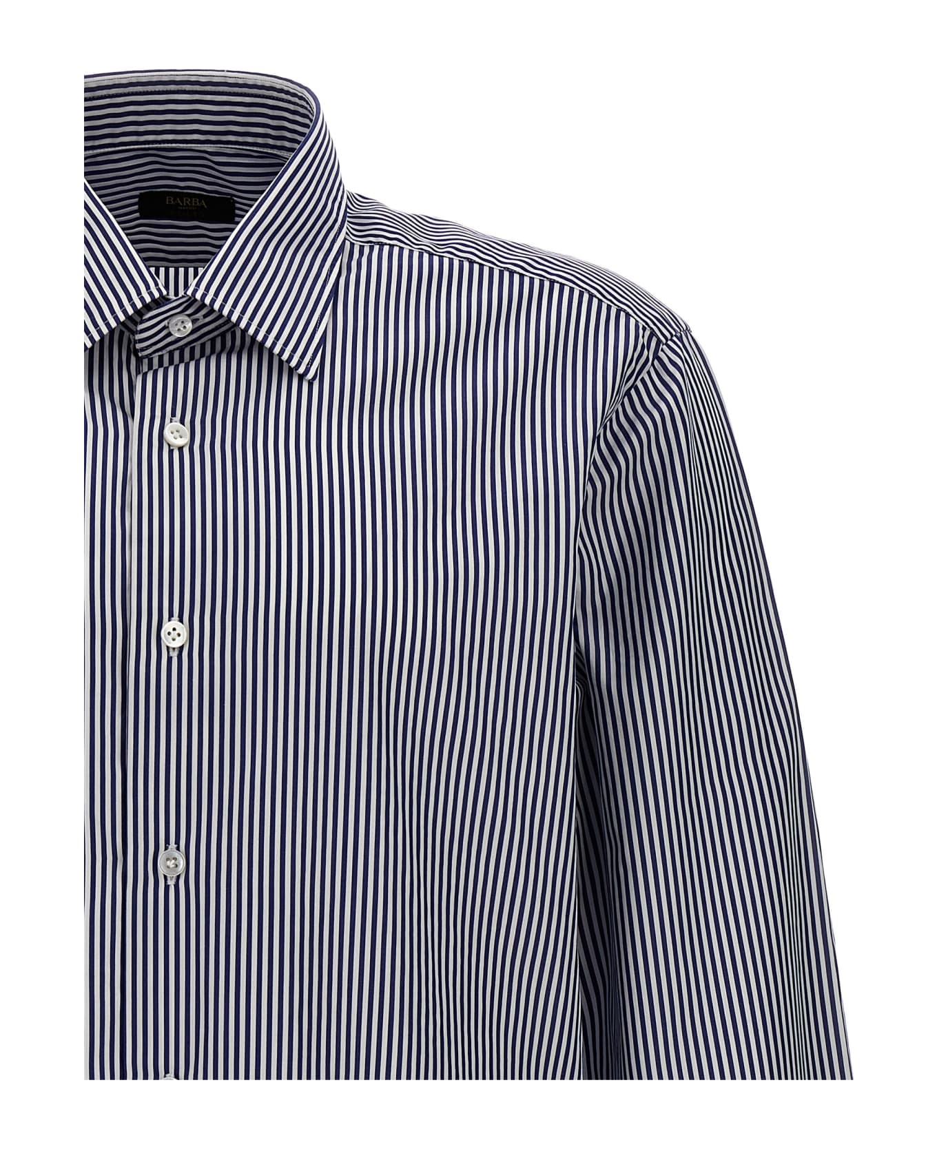 Barba Napoli Striped Shirt - Blue シャツ