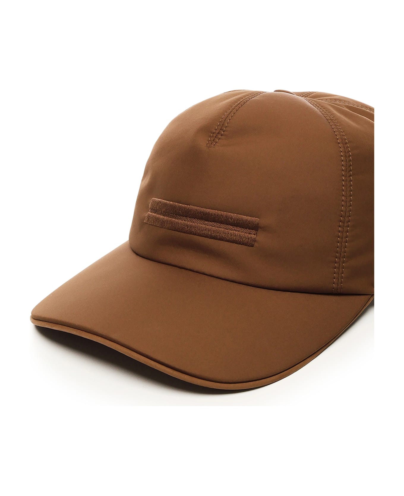 Zegna Technical Fabric Baseball Hat - Brown