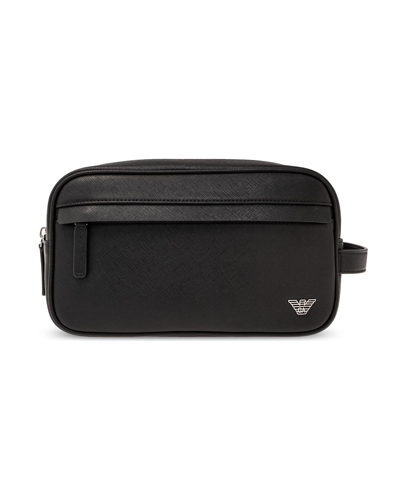 Giorgio Armani Emporio Armani 'sustainable' Collection Wash Bag Giorgio Armani - BLACK